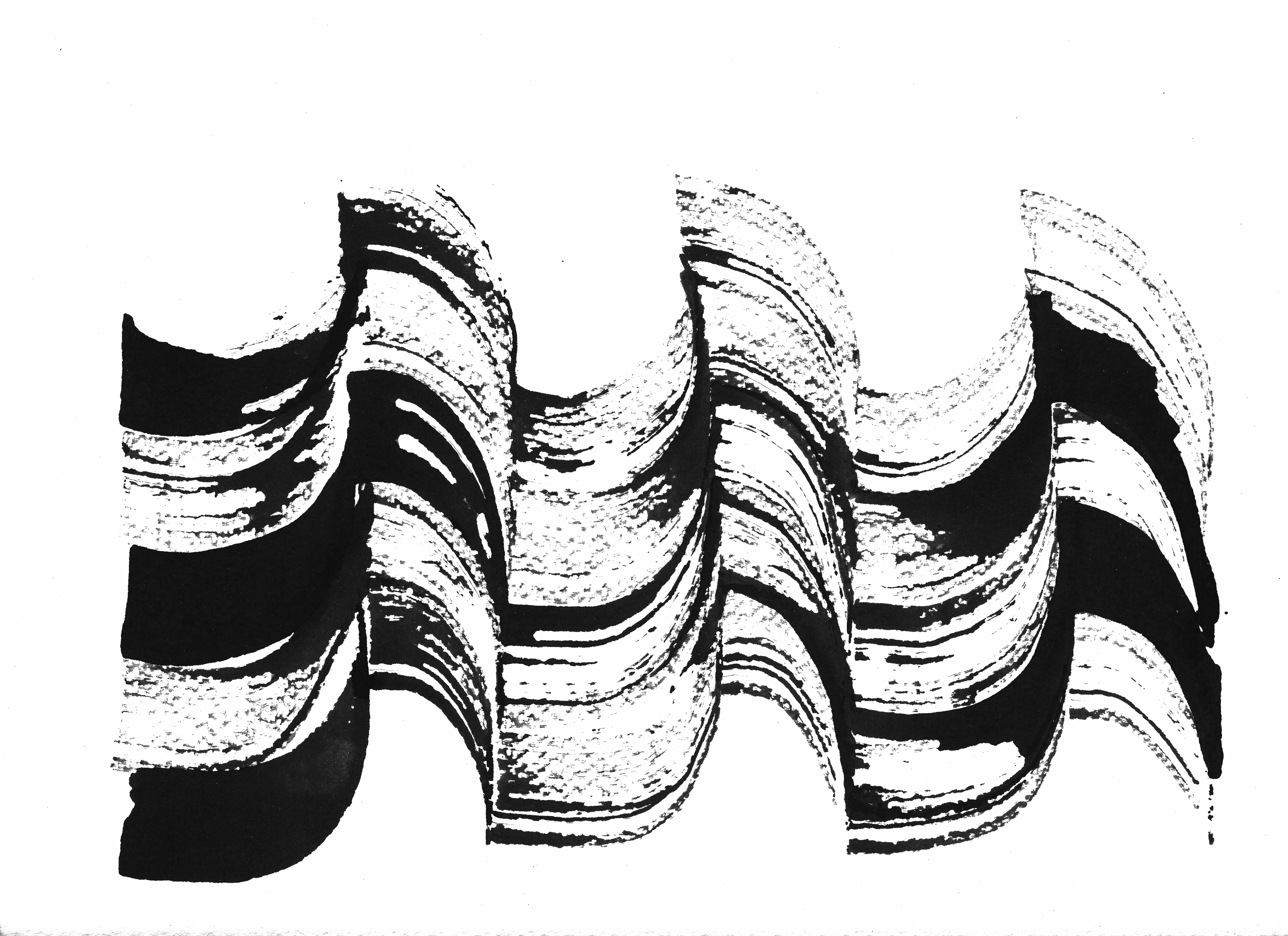 Wave  No 24, 12x9″