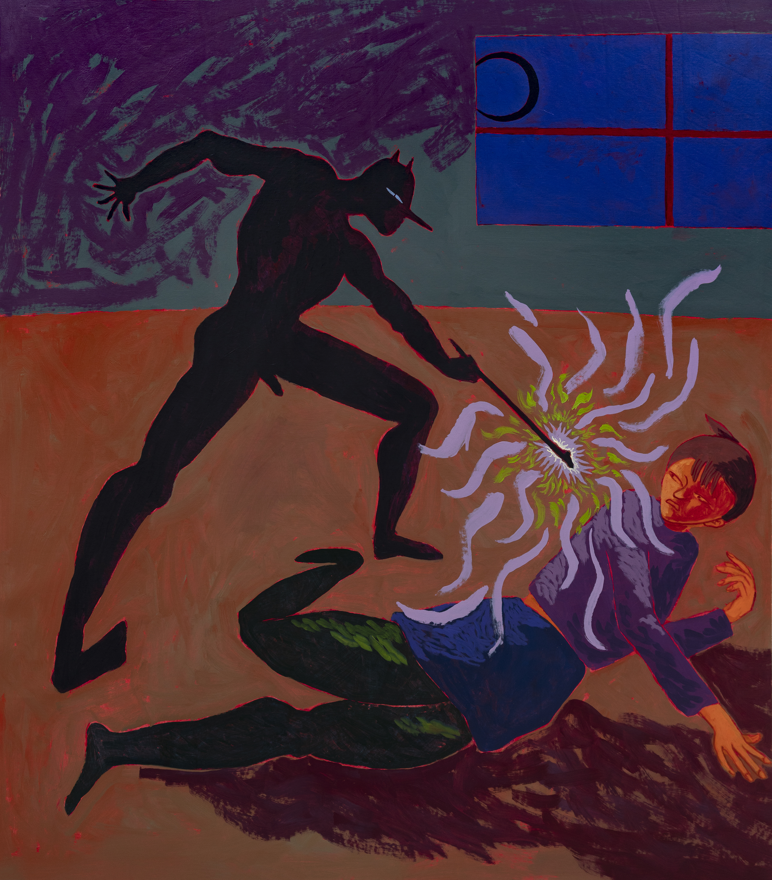 Digital black - 162x145 cm (2023)