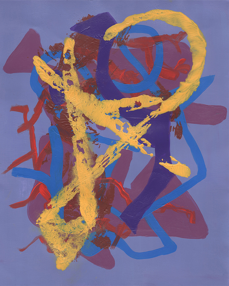 CastCadeAcrylic on Paper 14x17”