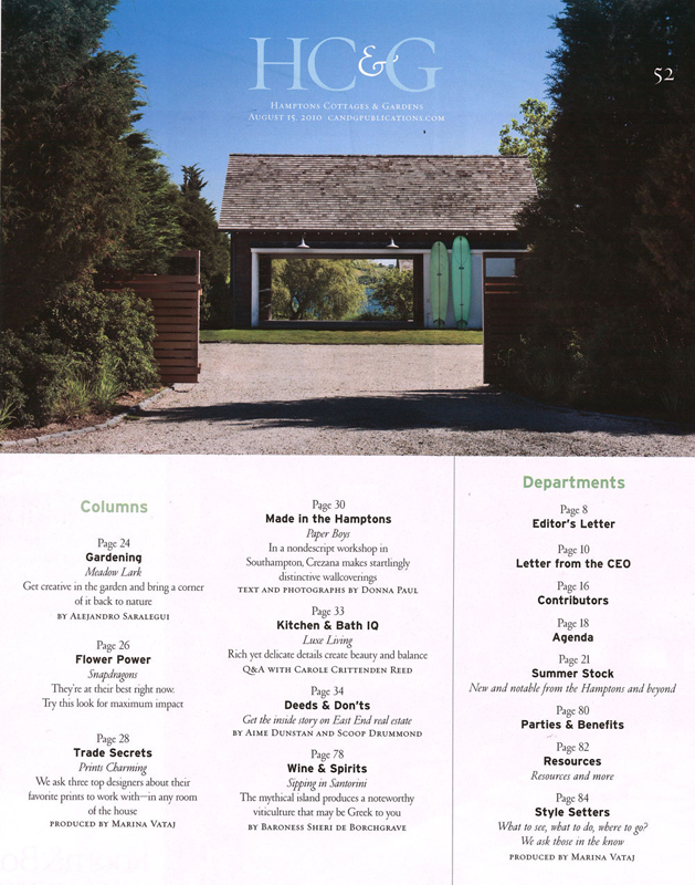 Hamptons Cottages Gardens Robert Young Architects