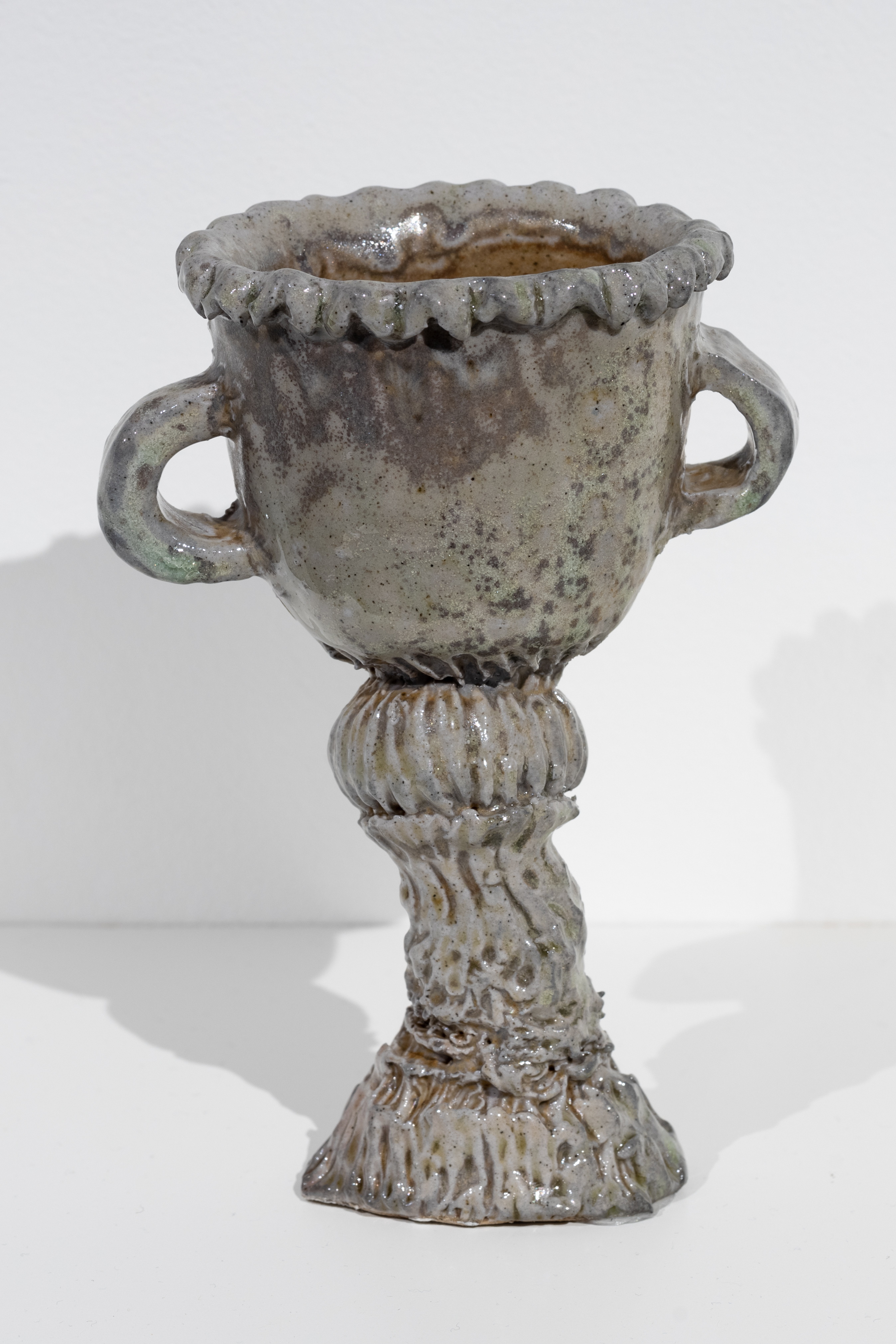 Kiss the Cup, Stoneware & glaze, soda fired, 2022