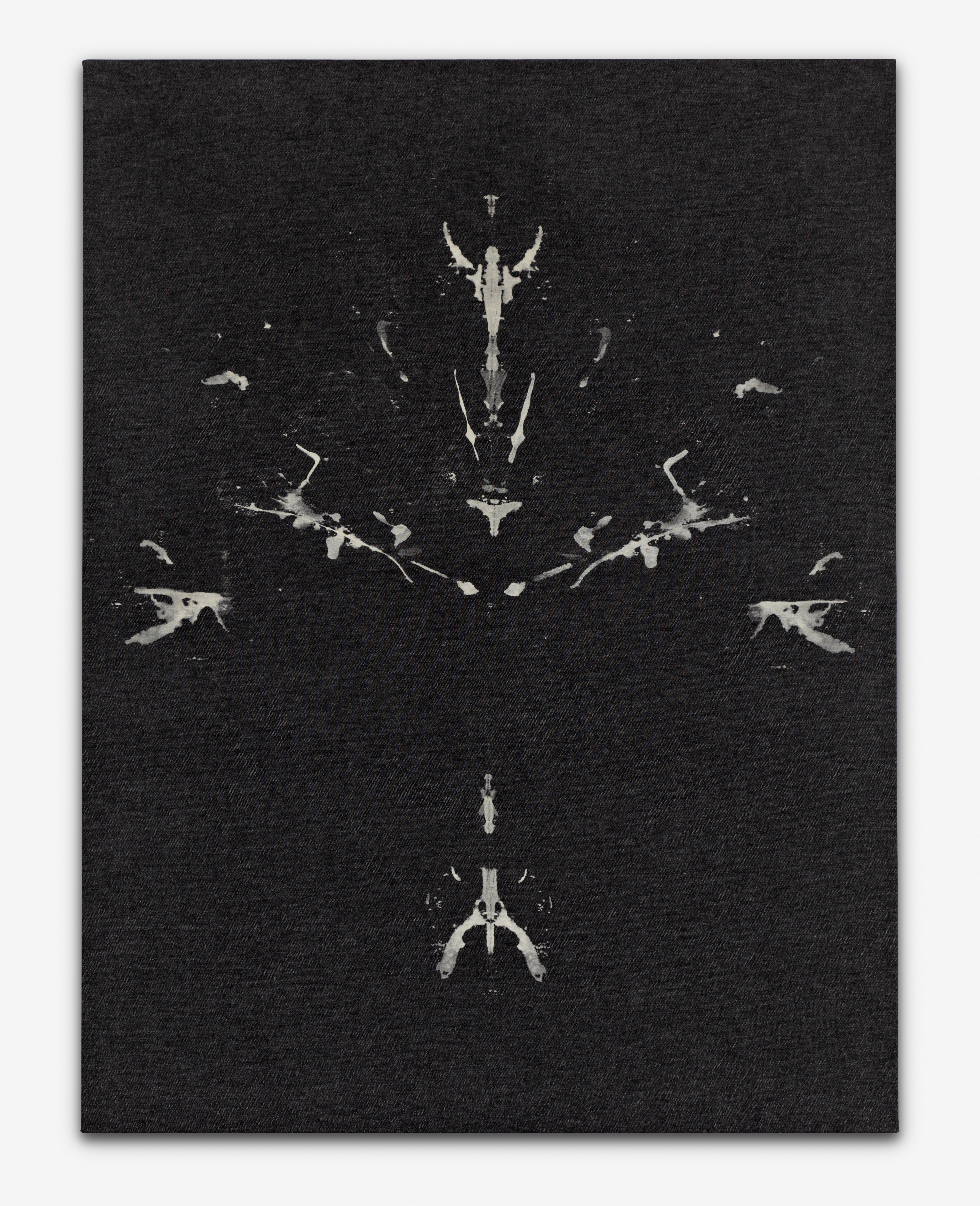 untitled, 145x110cm, bleach on denim, 2009