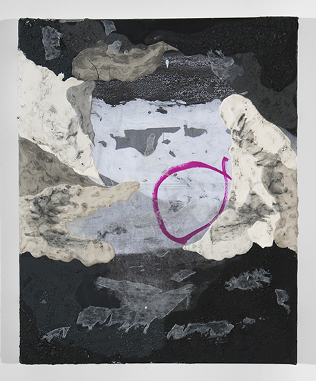 After Gold16" x 20"Acrylic paint, lacquer, plaster, photocopy paper, tracing paper, charcoal on stretched canvas2013