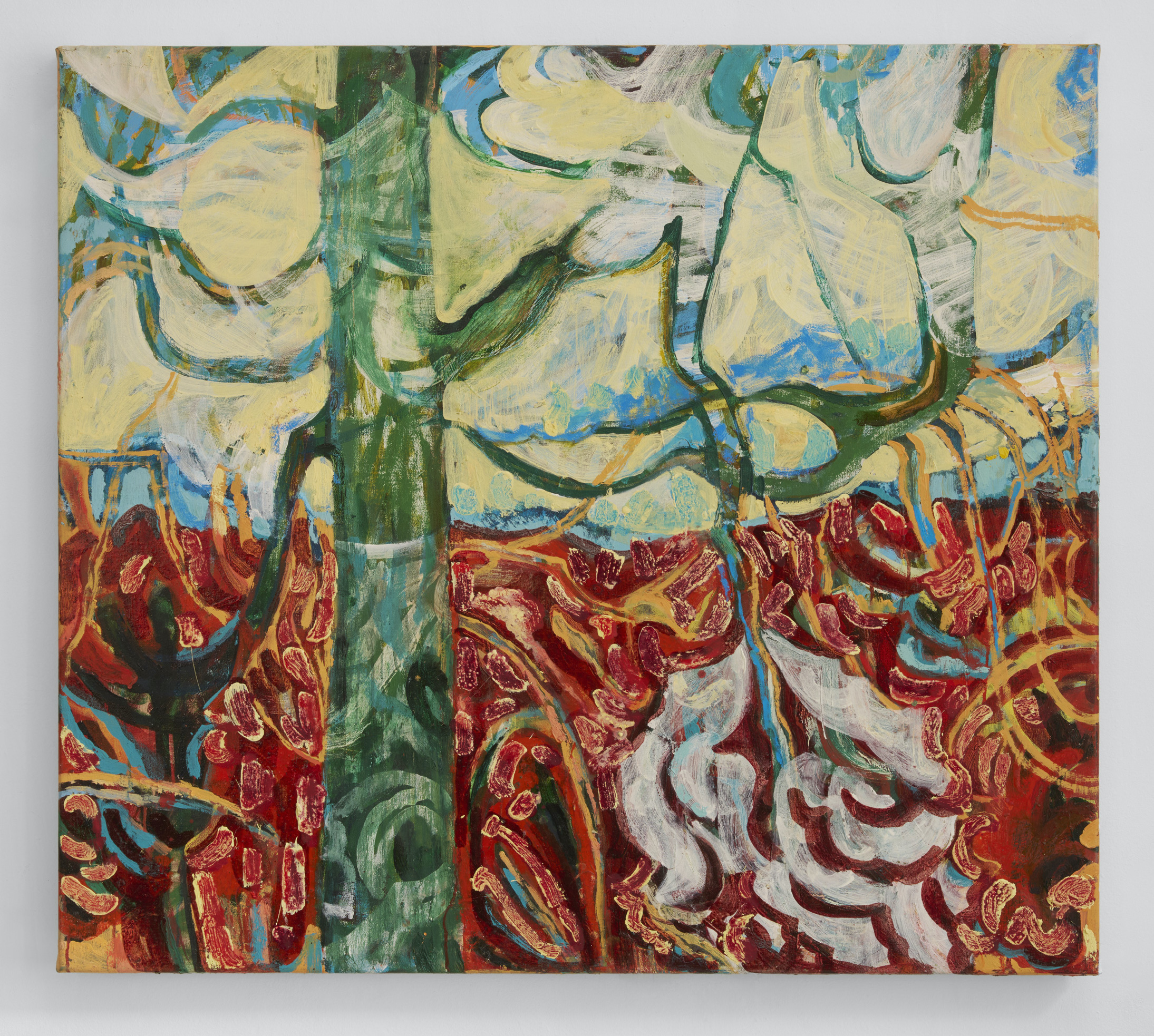 HELD, Oil on linen, 85 x 95 cm