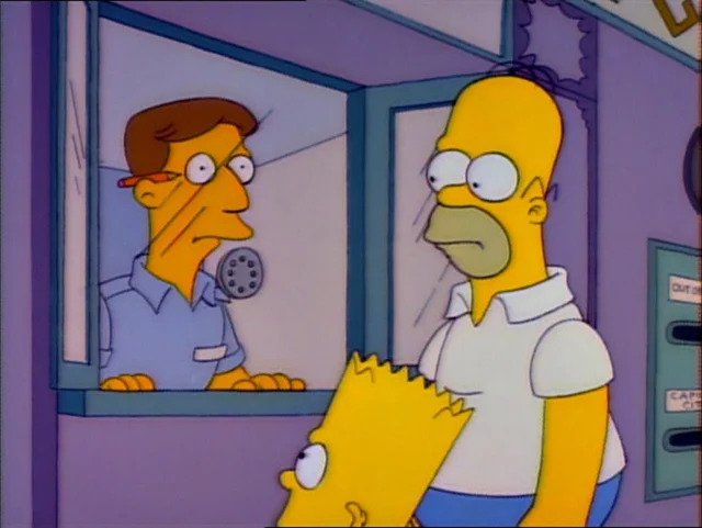 Hello, my name is Mr. Burns, I believe you have a letter for me? -- Okay Mr. Burns, what's your first name? ... I don't know.