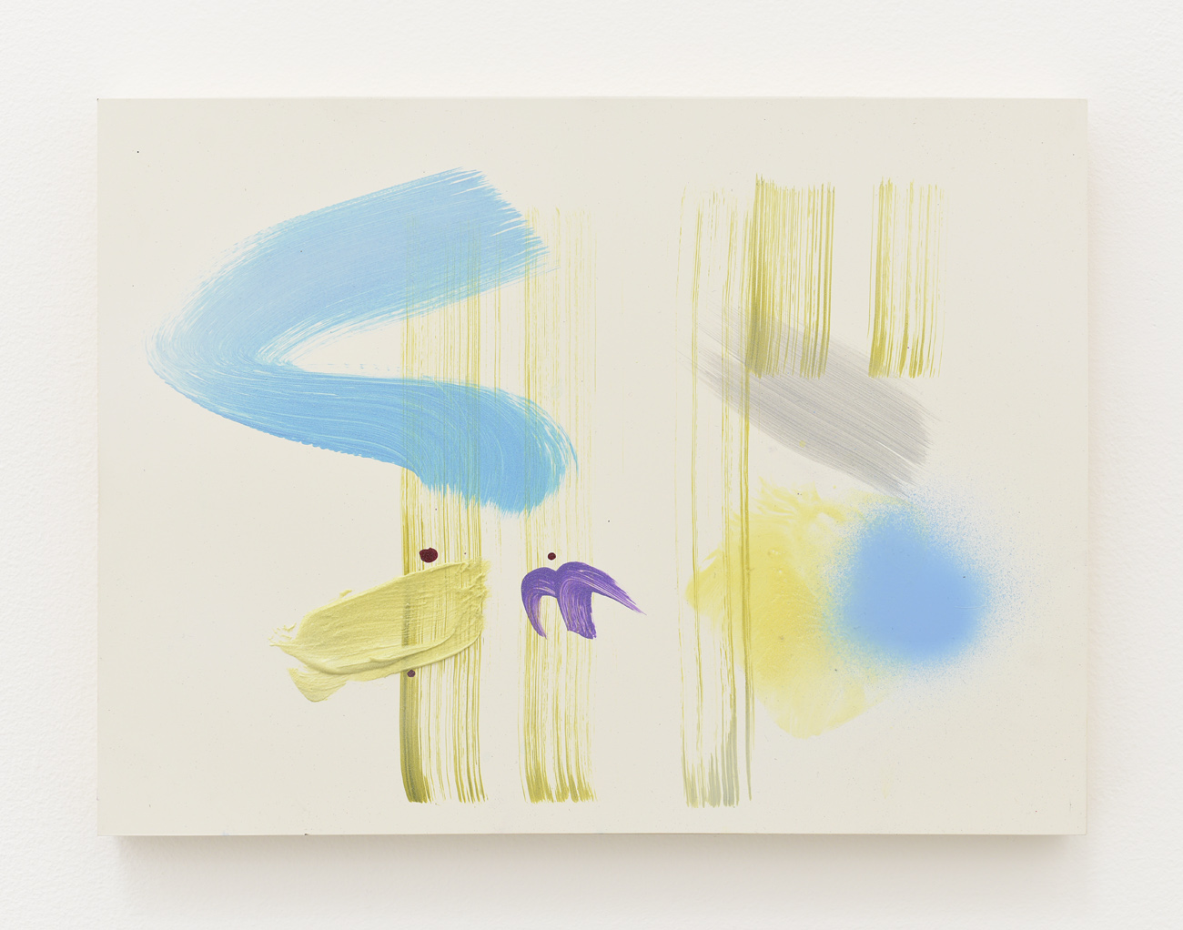 Untitled (LA) acrylic on board, 11x14", 28x36 cm