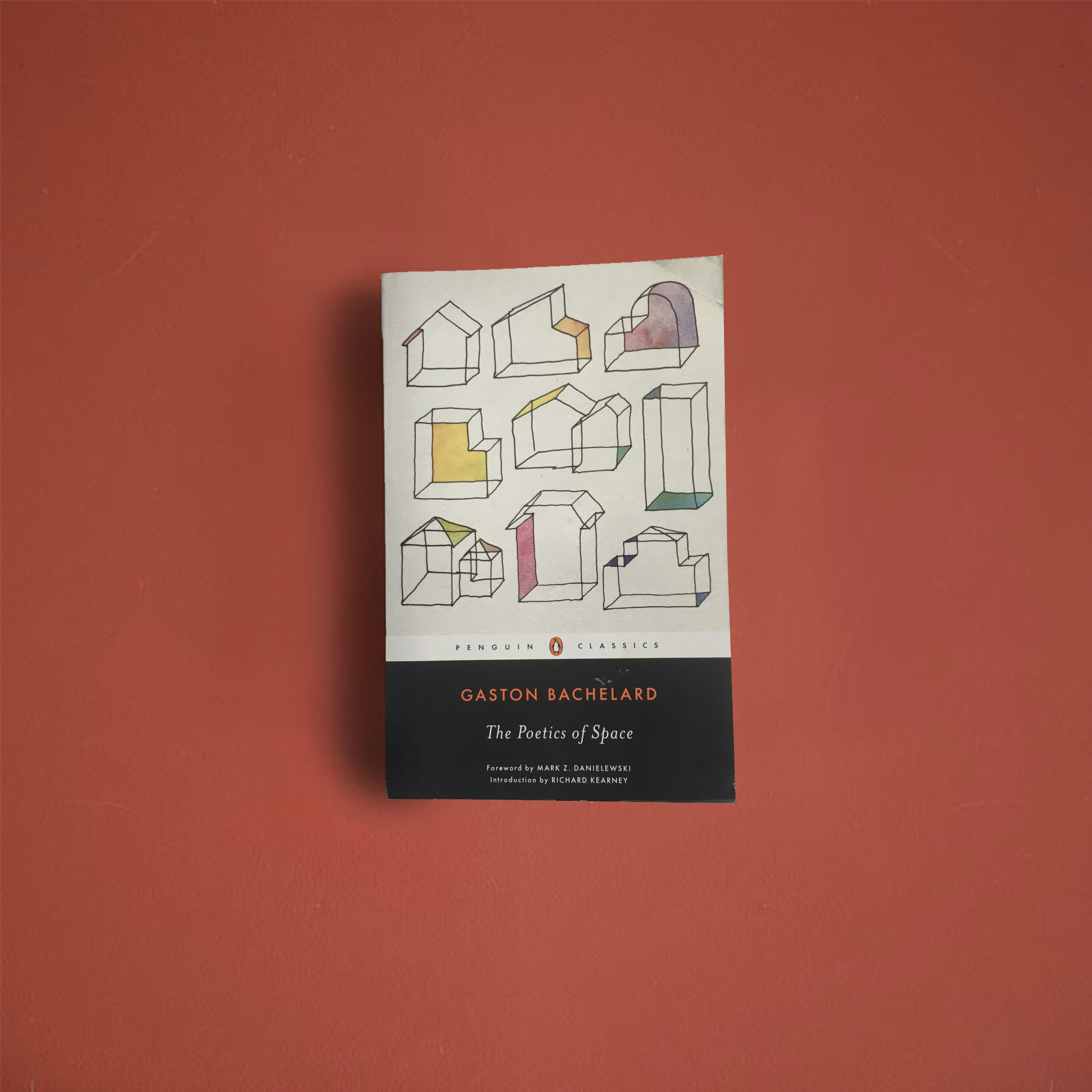 Gaston Bachelard The poetics of Space, London: Penguin Books, 2014. First published in 1958Bachelard’s seminal work brims with quiet revelations and stirring, mysterious imagery. This lyrical journey takes as its premise the emergence of the poetic image and finds an ideal metaphor in the intimate spaces of our homes. Guiding us through a stream of meditations on poetry, art, and the blooming of consciousness itself, Bachelard examines the domestic places that shape and hold our dreams and memories. Houses and rooms; cellars and attics; drawers, chests, and wardrobes; nests and shells; nooks and corners: No space is too vast or too small to be filled by our thoughts and our reveries. 