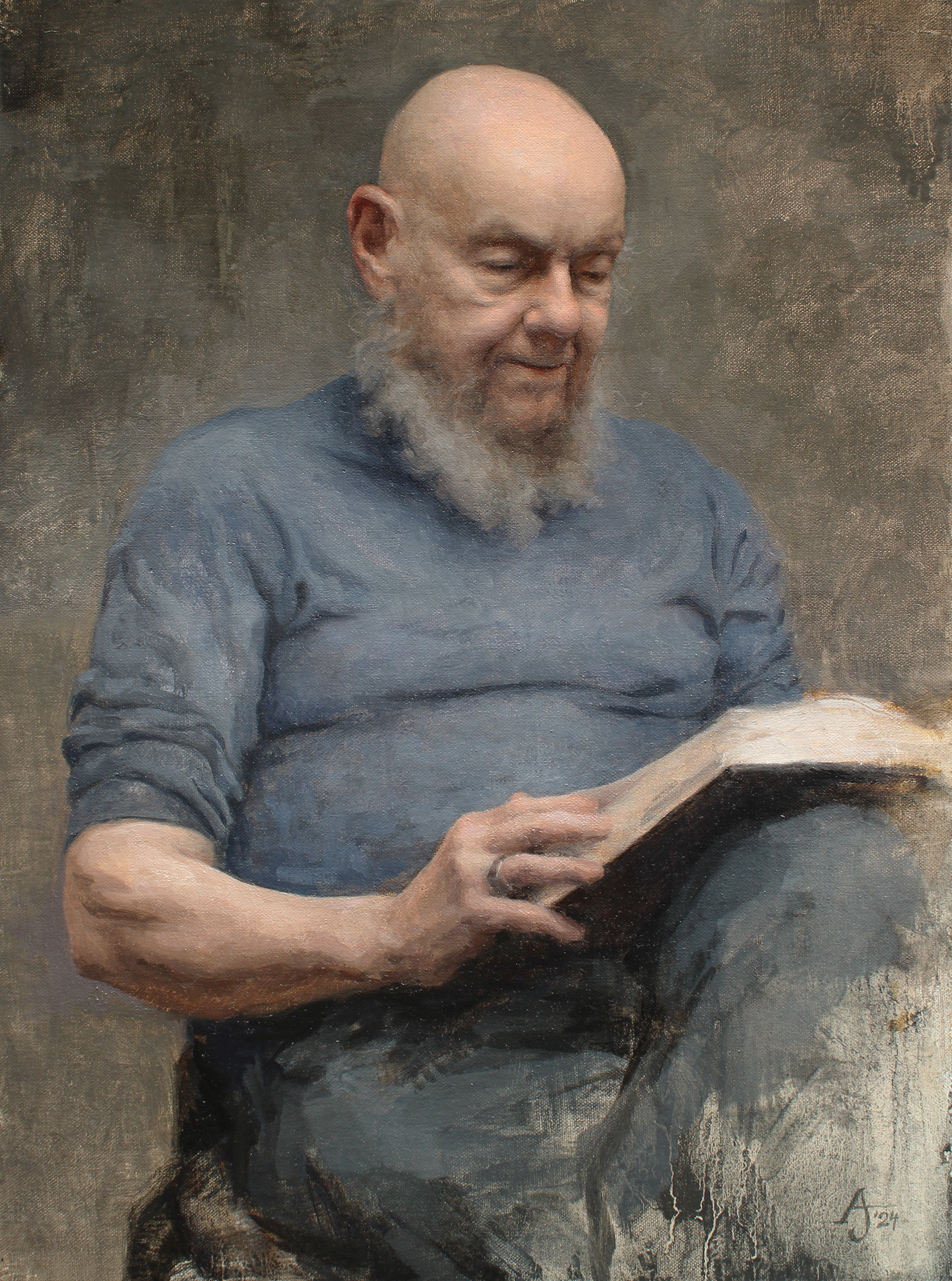 Gil Reading, 202416"x12", oil on linen panel