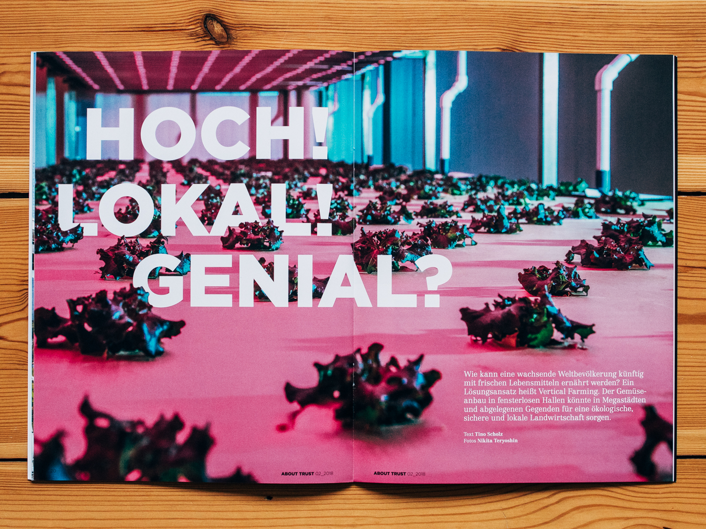 Trust T&Uuml;V S&uuml;d Magazin / Vertical Gardening in Venlo / Sommer 2018