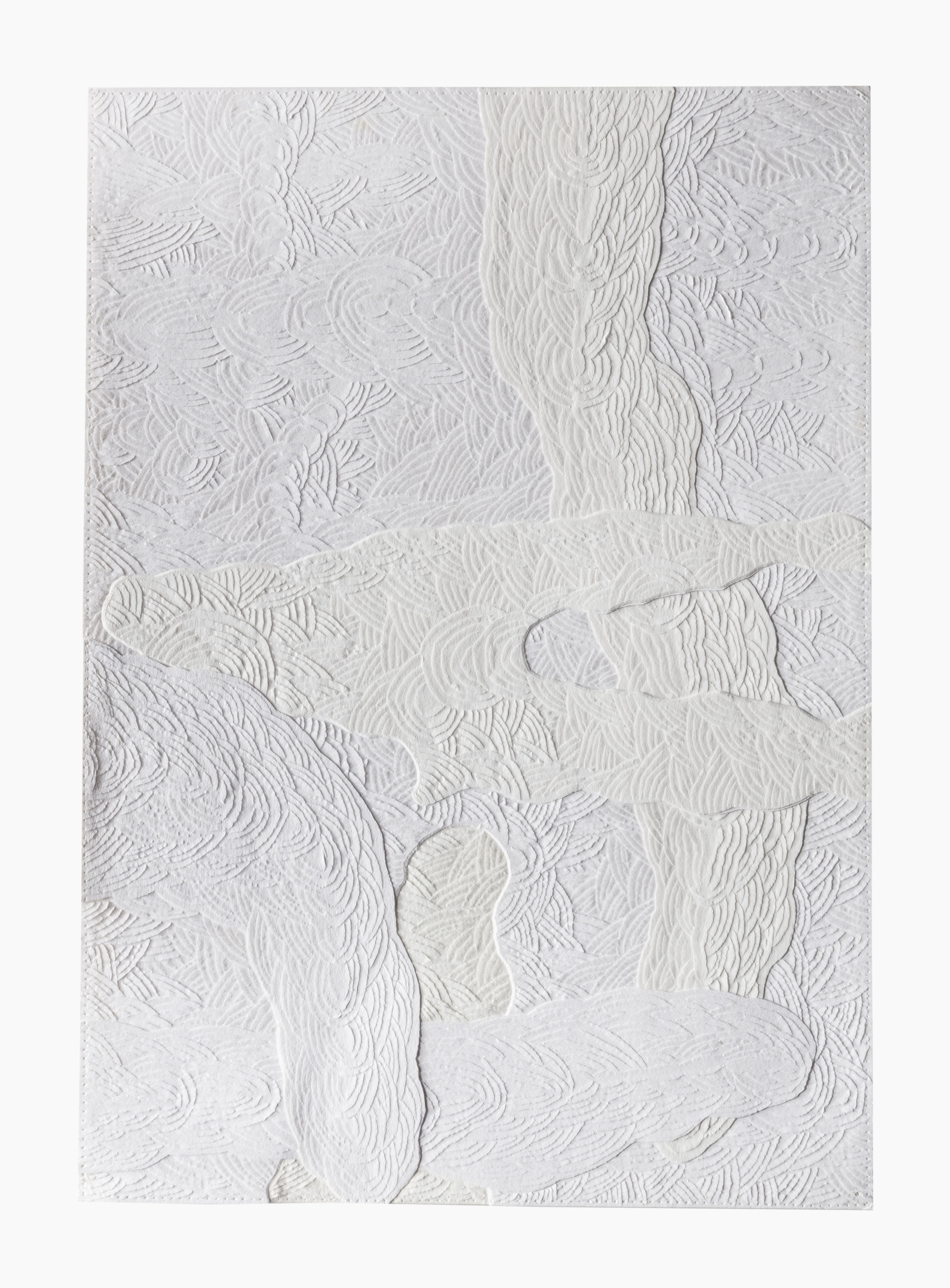  Untitled, 2015 . Cut and carved paper . 30 x 21 cm