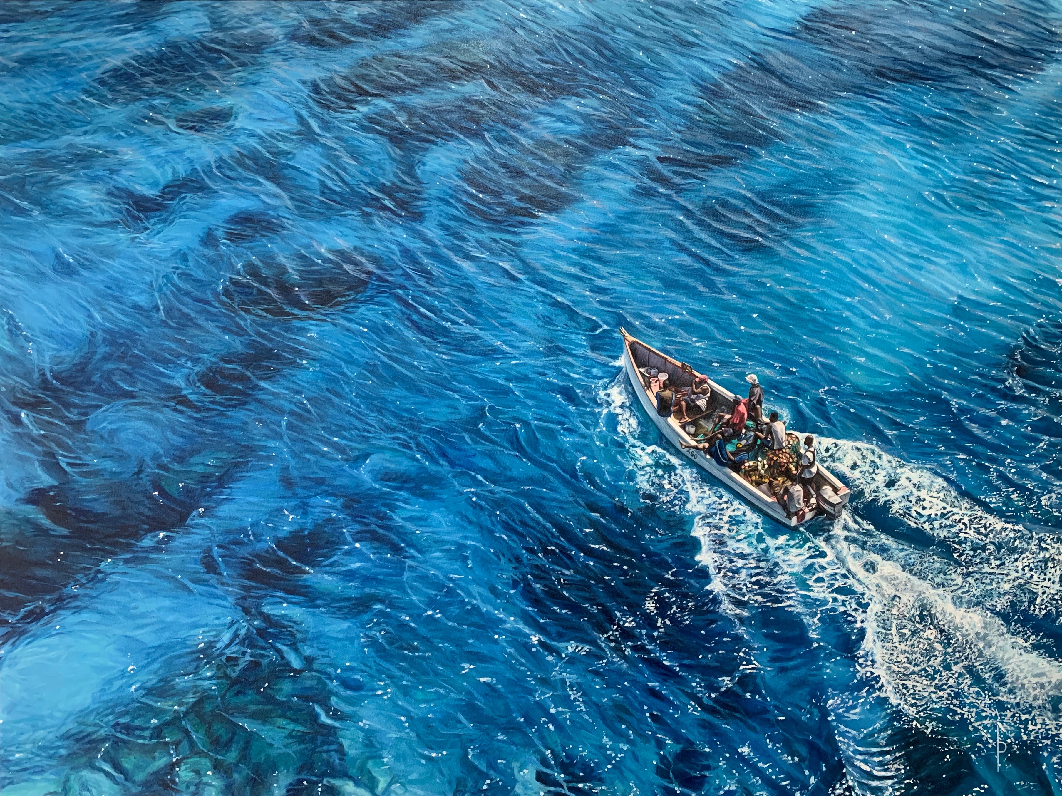 Wake 2019 Oil on Canvas 36"x48"