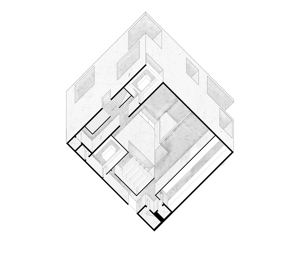 Worm's Eye Axonometric4/13