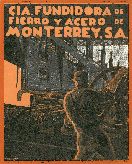 Publicidad de Acero Monterrey  1937