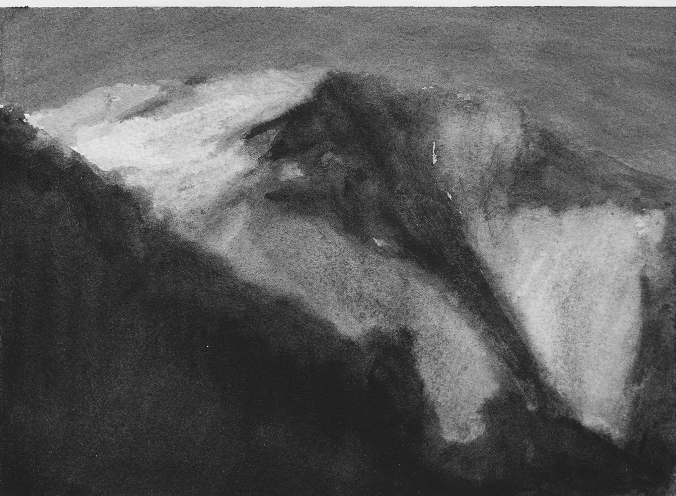 Monde nu (XVII)gouache sur papier14 x 19 cm, 2020