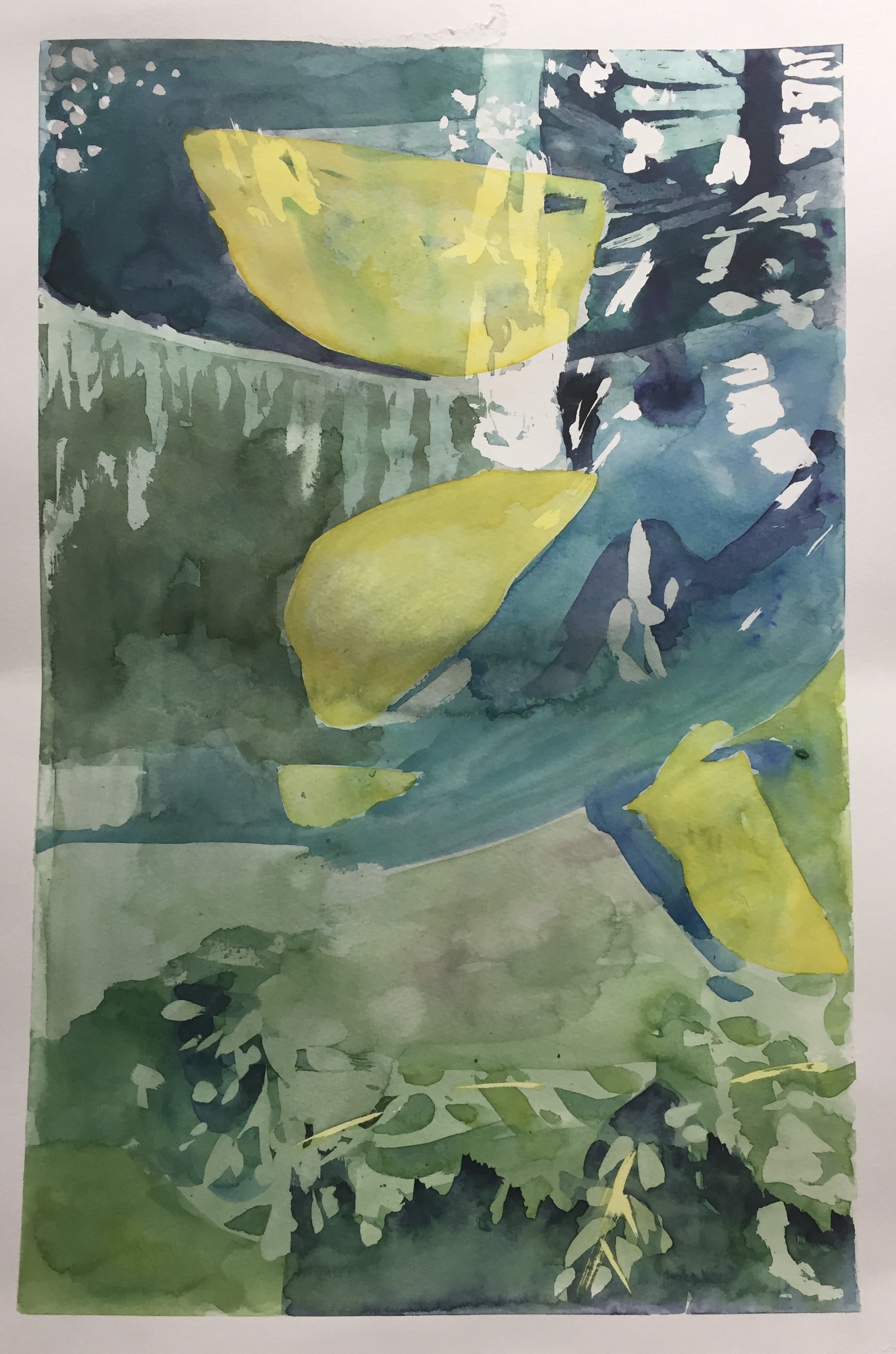 untitled landscape. watercolor 