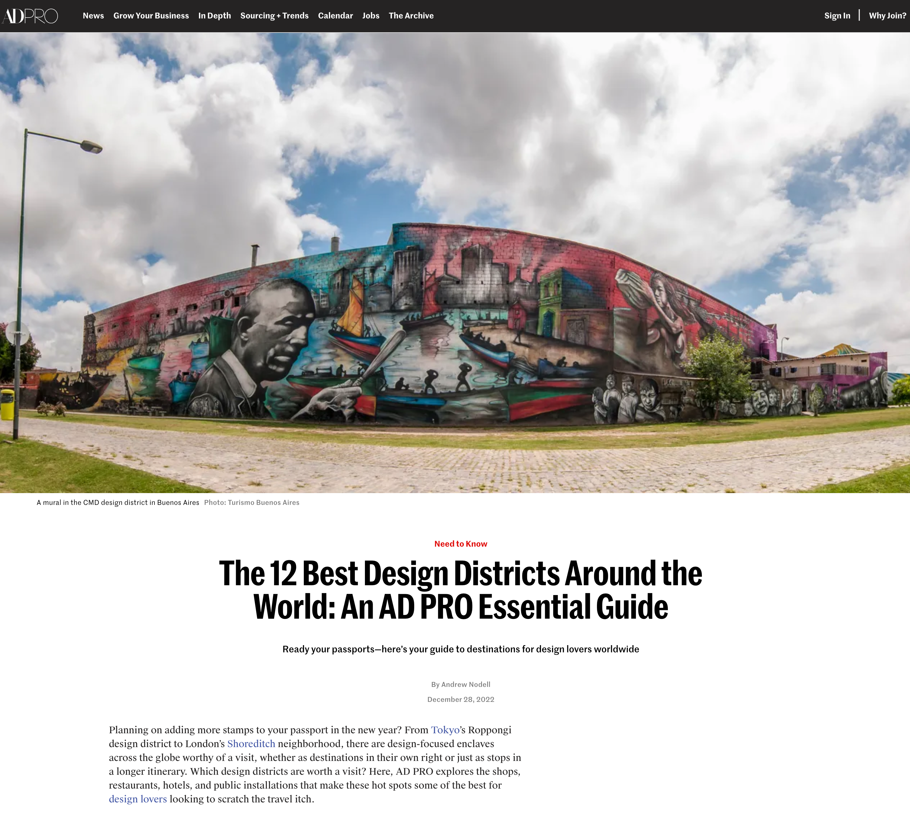 The 12 Best Design Districts Around the World: An AD PRO Essential