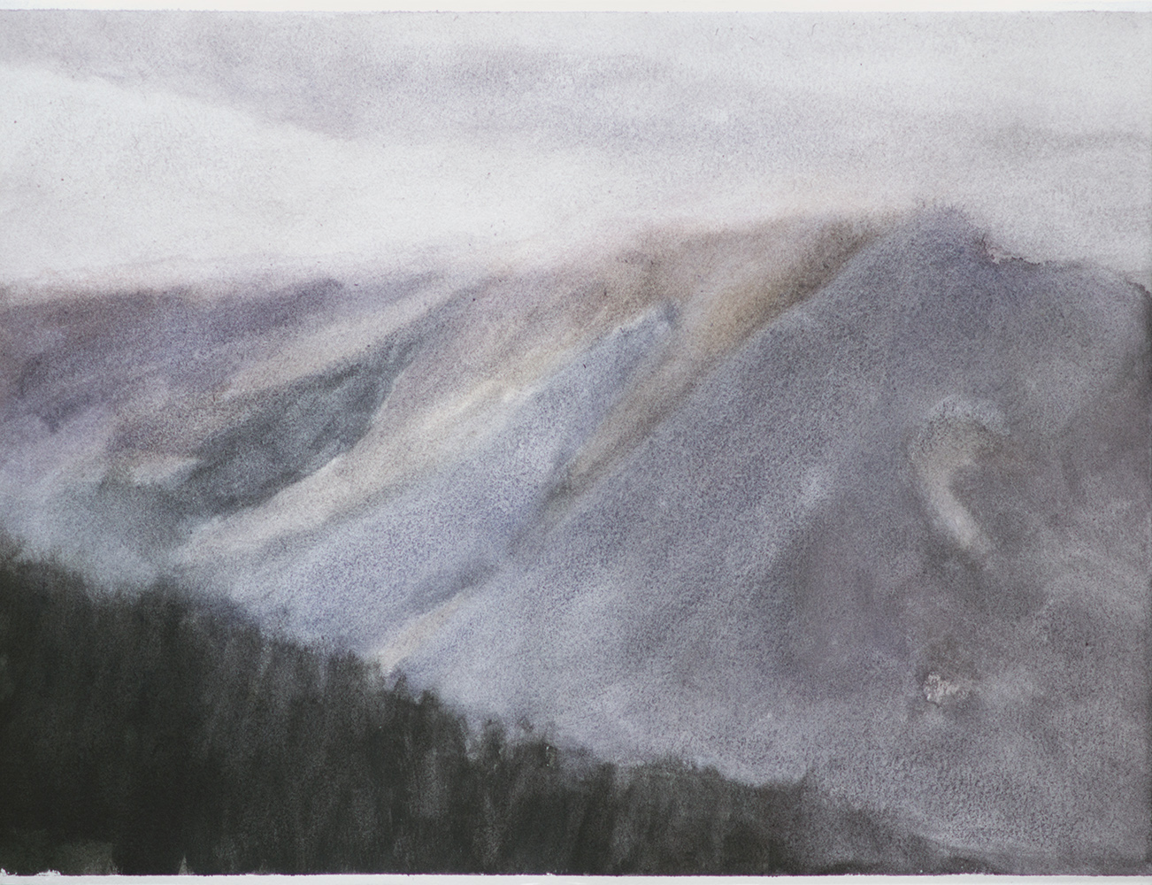 Vallée, cielwatercolour on paper25 x 36 cm, 2015