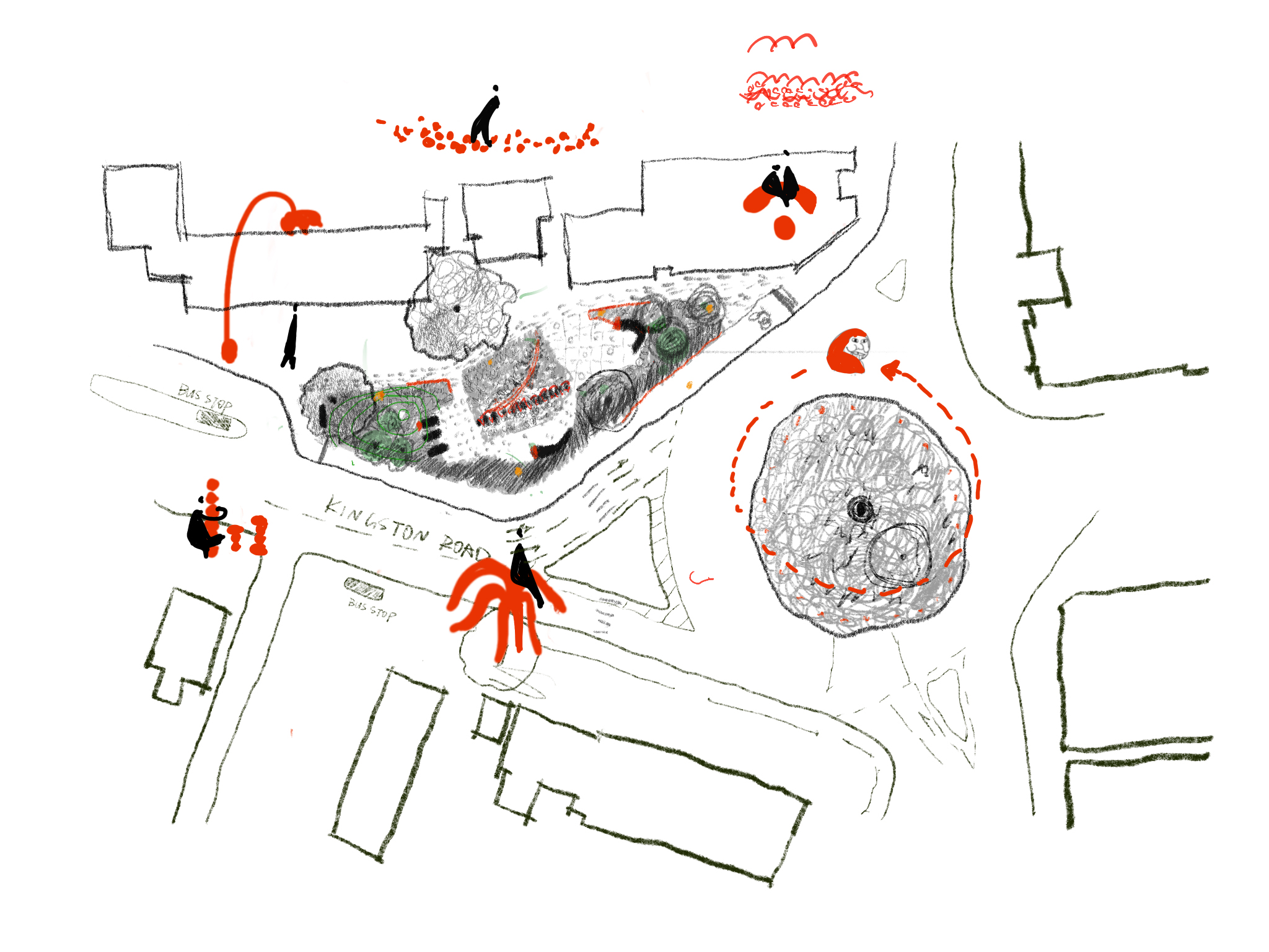 1. Concept sketch for Go Hotpot!