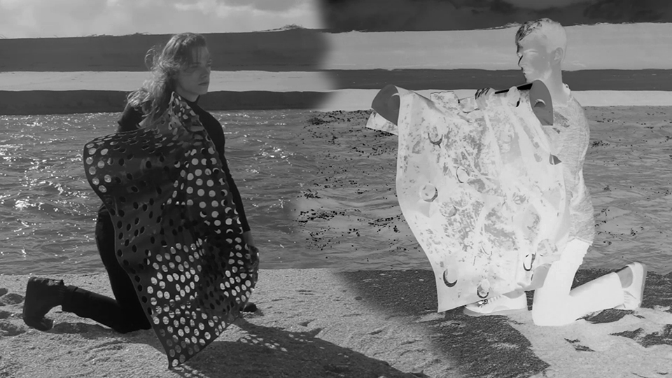 Abri de Swardt, "Ridder Thirst" (video still), 2015 – 18, HD Projection with double seating structure, 13’36 min