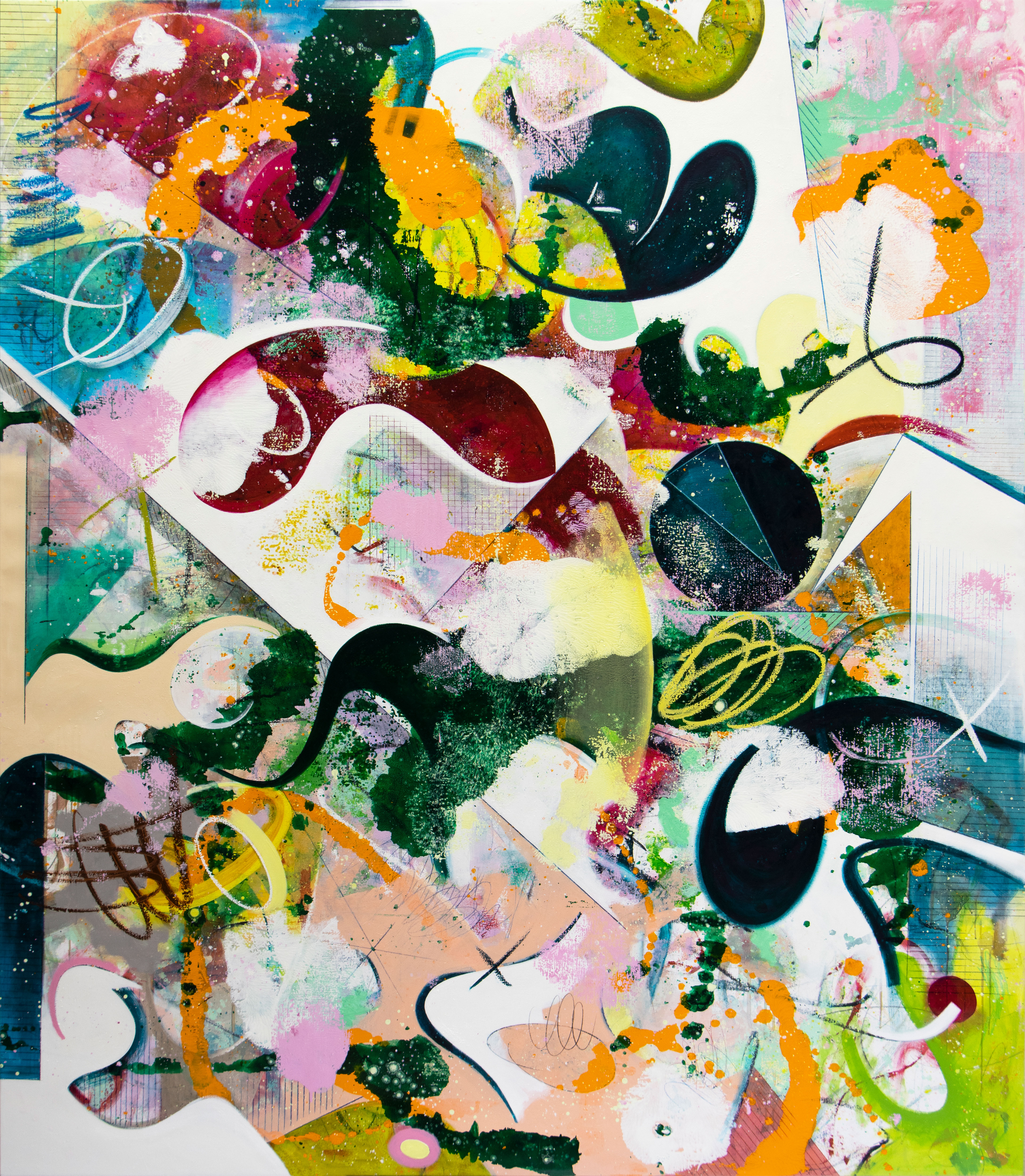 Paraíso #29, 2025. 207x281 cm. Oil on canvas