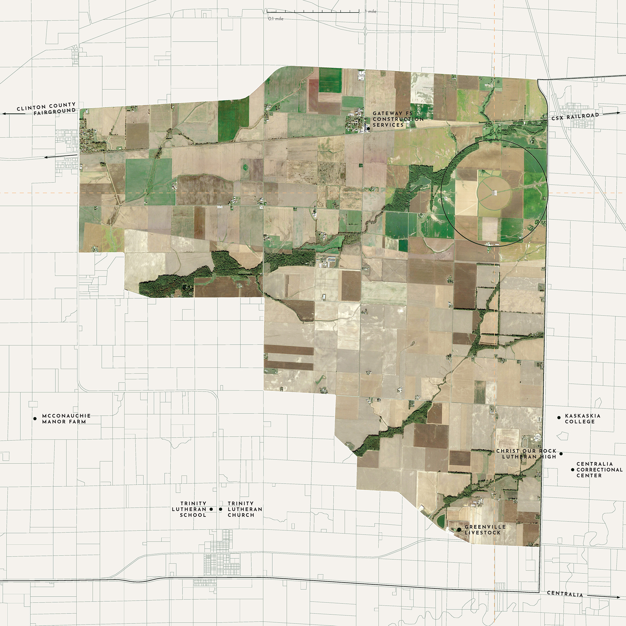 Heart-Land, or: Get to the Point — Google Street View Access at the 1960 Mean Population Center