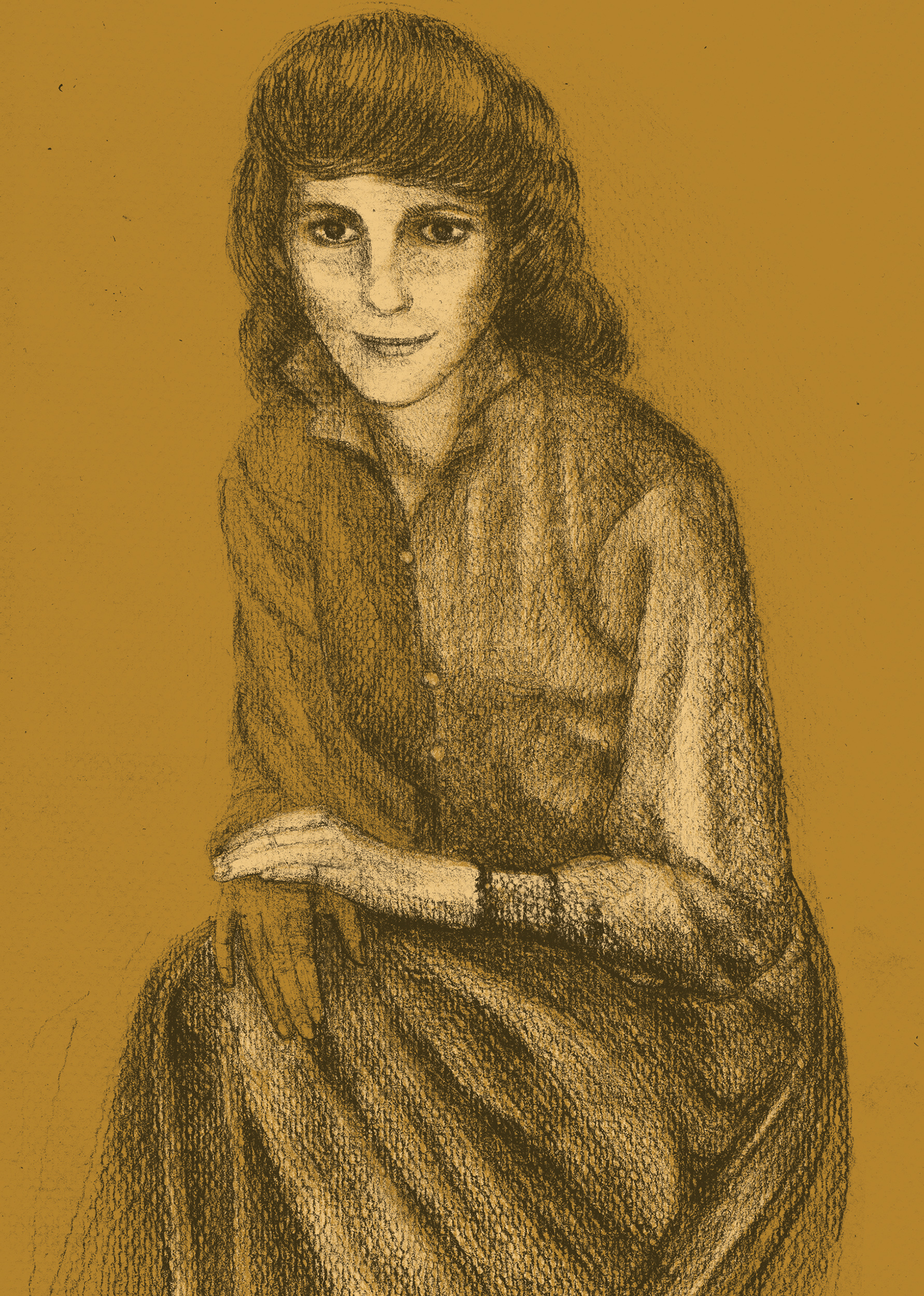 Maria Morawska. One of a series of illustrations to the book about Famous Accountants, May 2020