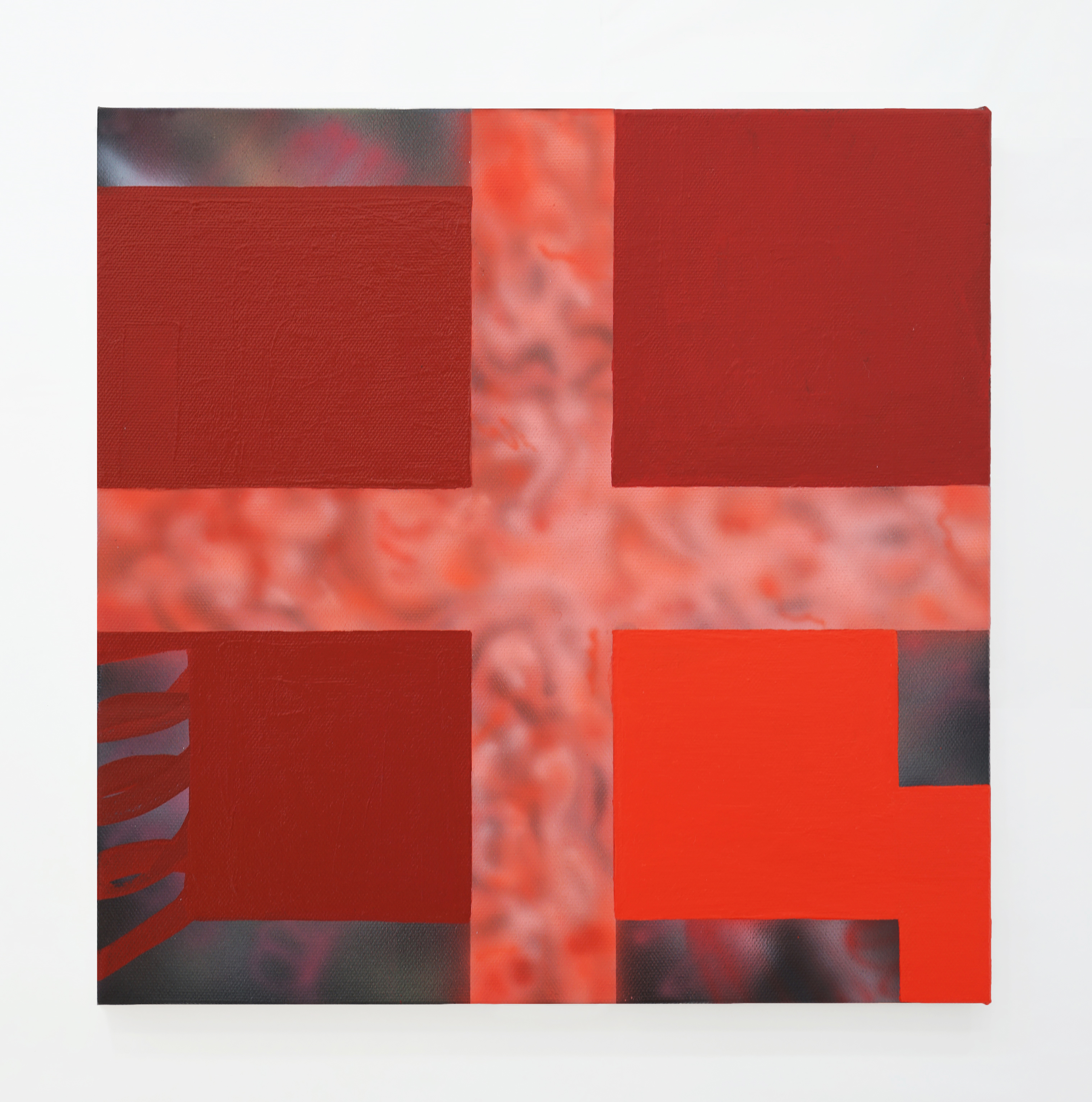   Windows, 2021, acrylic on canvas, 12 x 12 IN