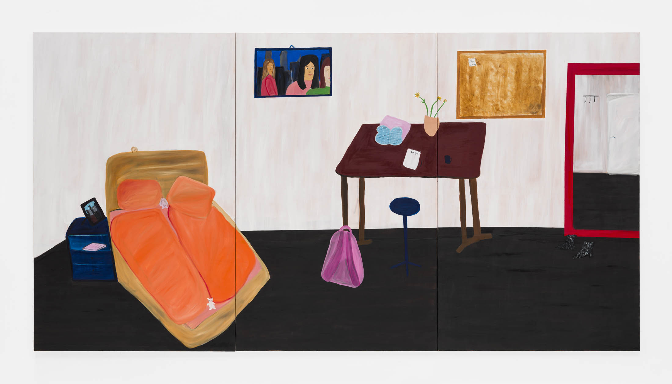 Everything in between, Oil on Canvas, 190 x 360 cm, 2025