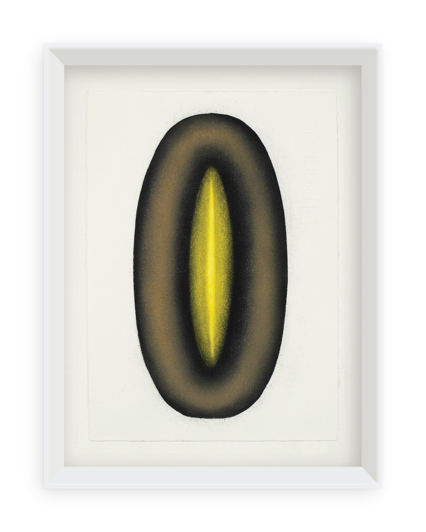 Solar Bi-Pod IX, 2020, Soft pastel and pigment powder on Fabriano Rosapina 285g paper, 27 × 36 × 3.5 cm