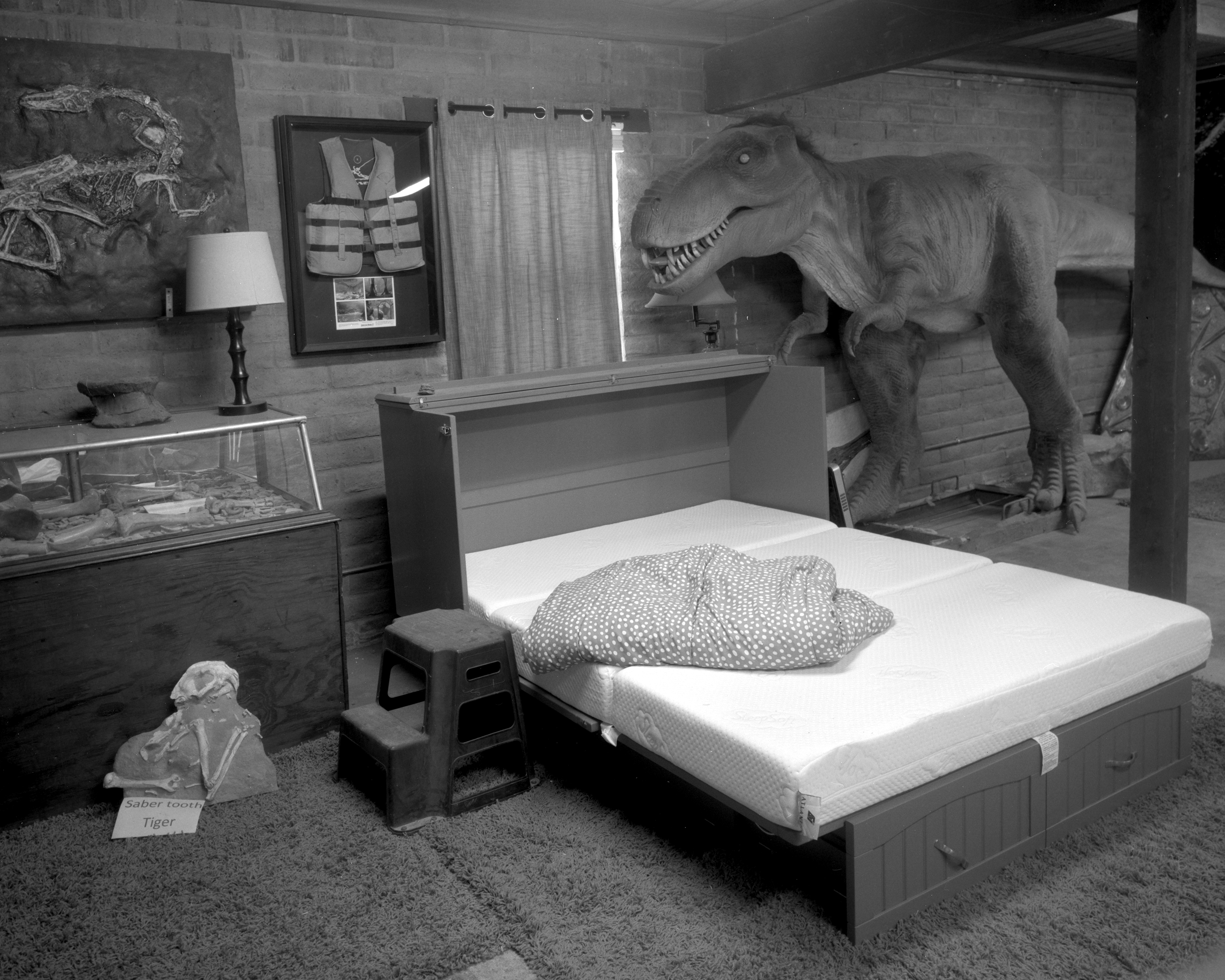 Dino Room at the Fox Cave Museum, Ruidoso, NM, 2023