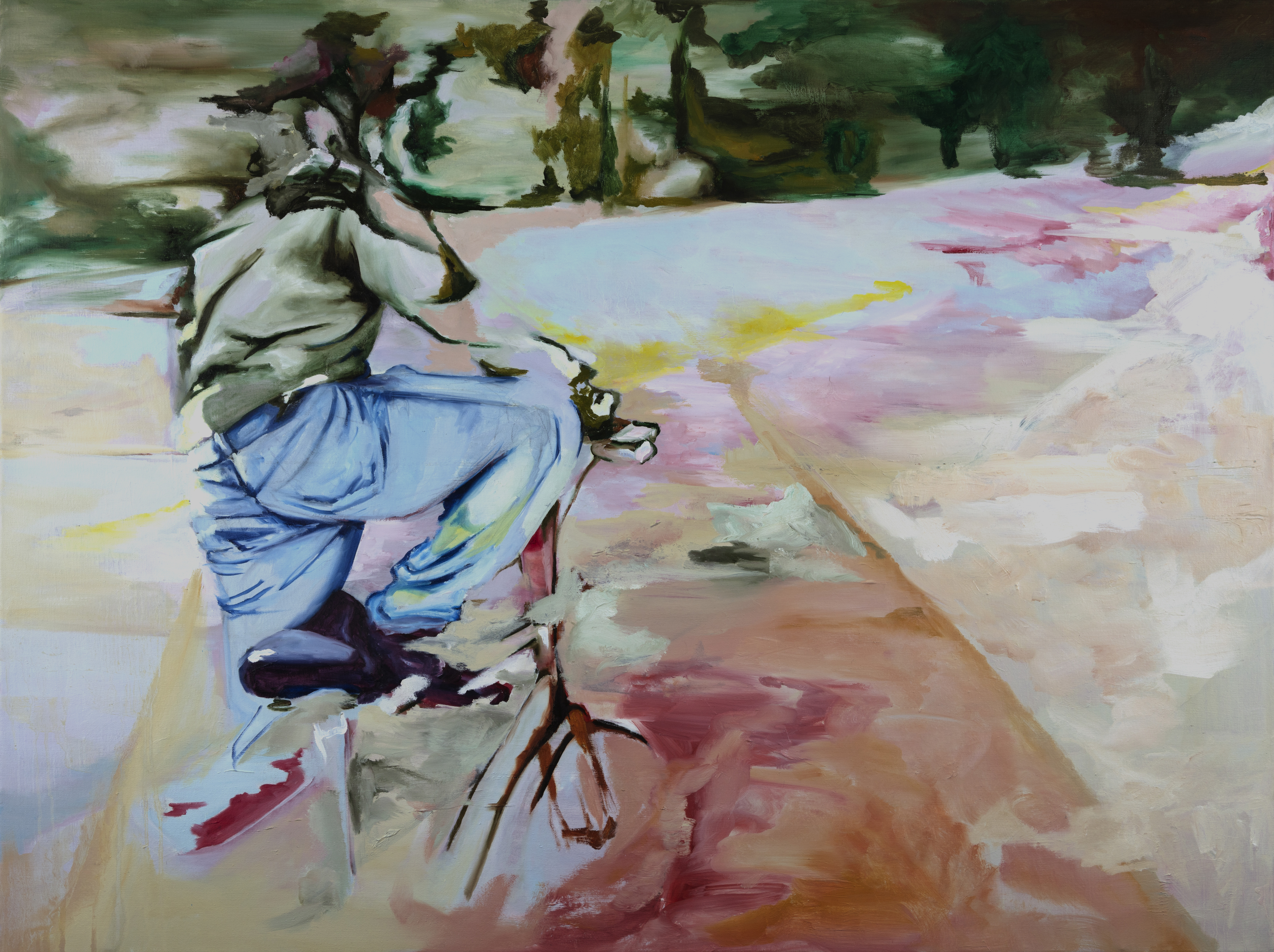 Untitled, Oil on canvas, 90 x 120, 2020