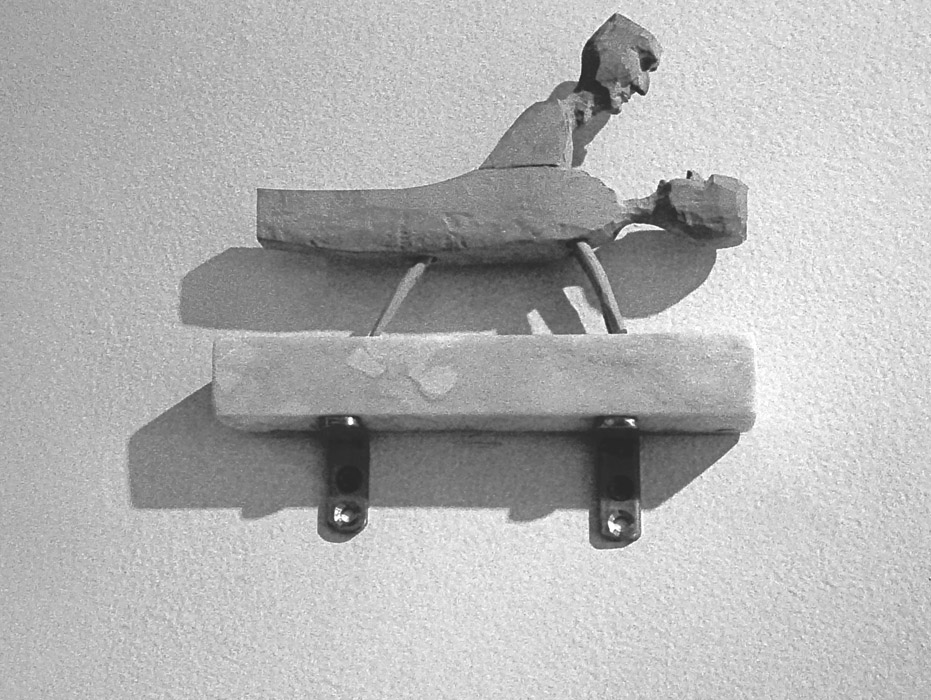 untitled, pear wood, marble