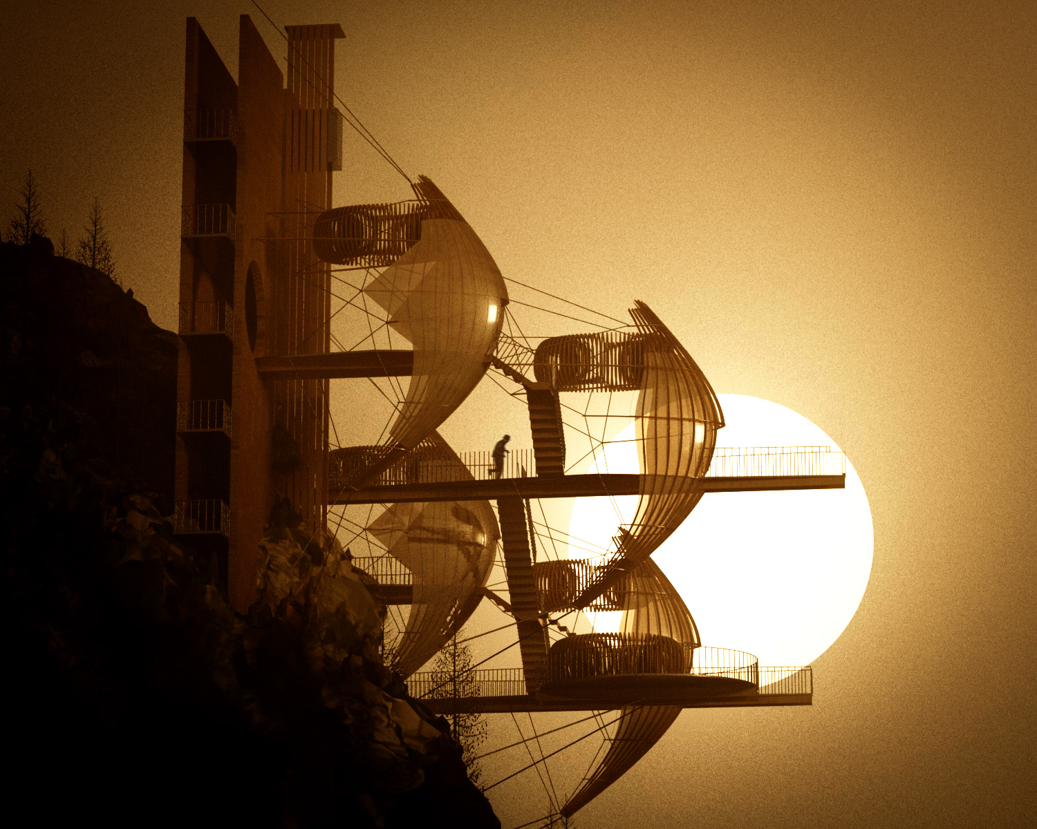 Building in the Woods 