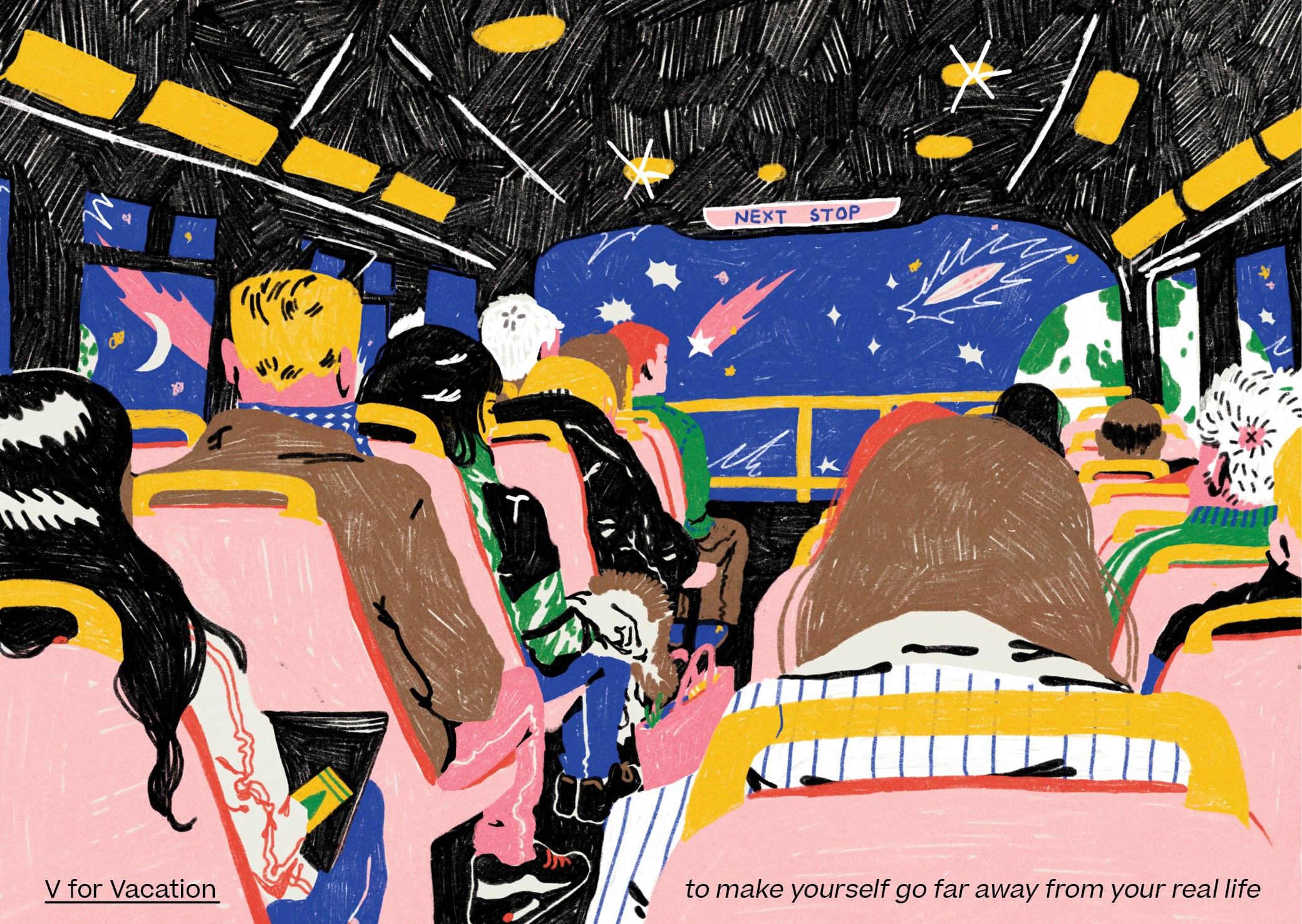 V for Vacation: to make yourself go far away from your real life - Makewatch