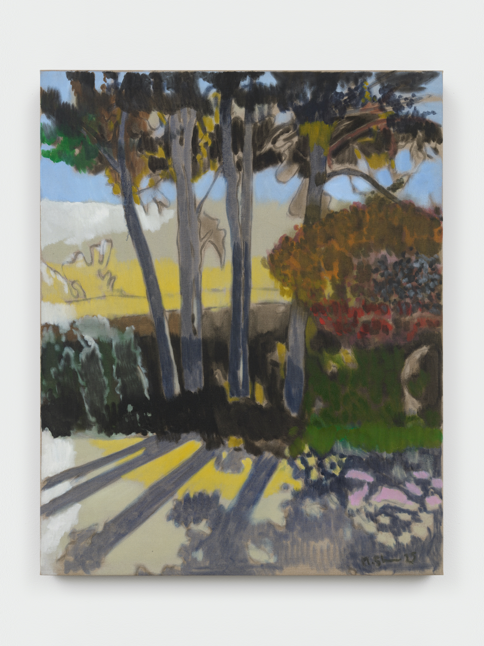 Late Sun 3 , 2025 Oil on canvas 59 x 47 1/4 in 150 x 120 cm