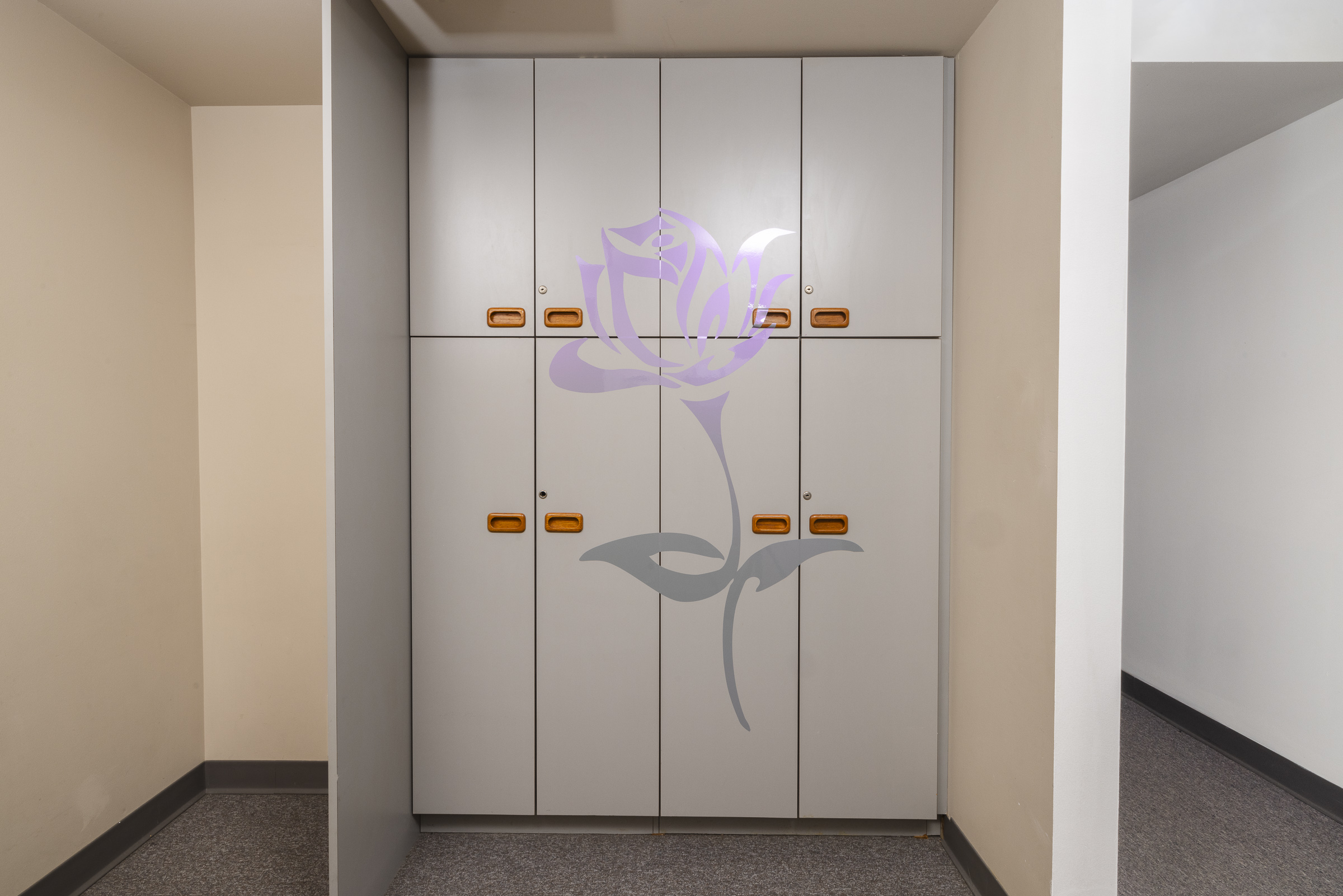 Ascending Rose, 2025. Iridescent vinyl, dimensions variable. Photo: Chris Uhren  