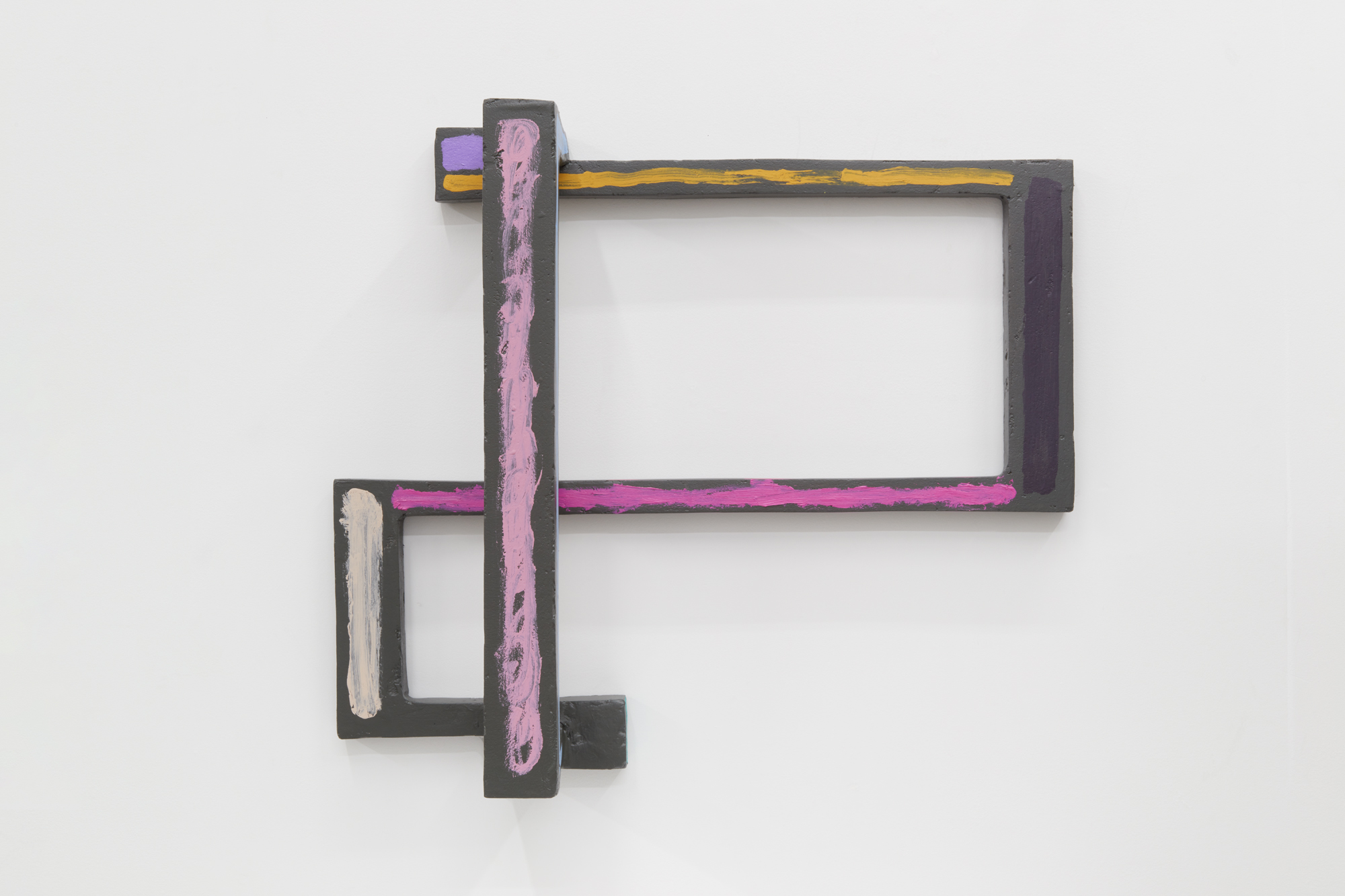 Utterance 4, 2019Mild steel, stucco, acrylic paint20 &sup1;&frasl;₄" x 23 &sup1;&frasl;₂" x 6"