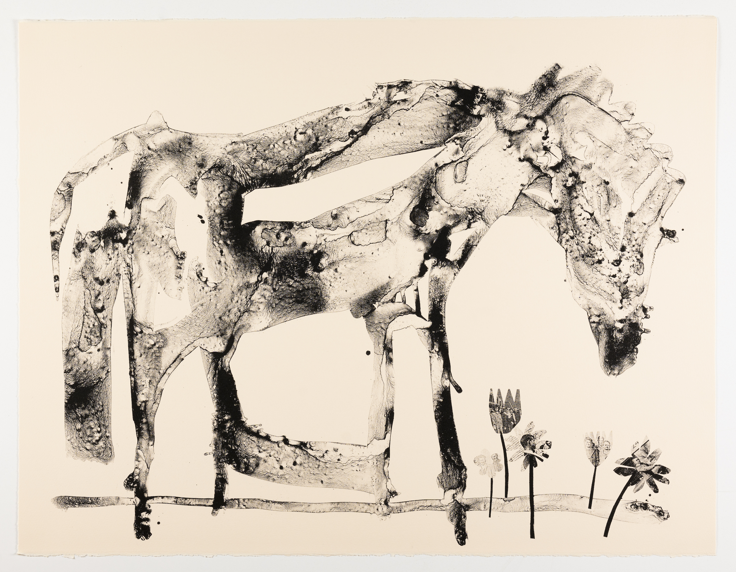 Gift Horse (2024) Lithograph 28” x 22” Edition of 12