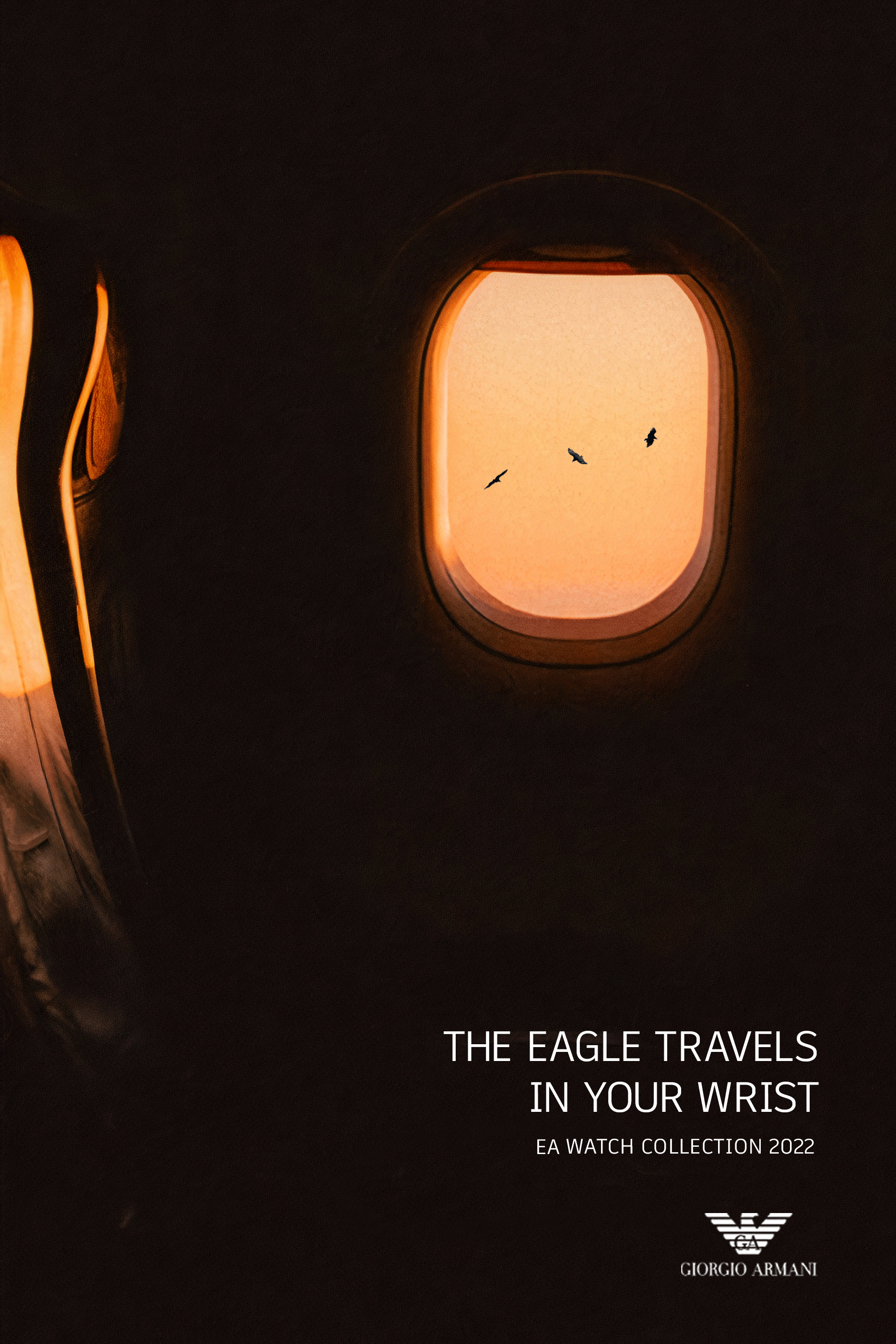 ARMANI, THE EAGLE TRAVELS IN YOUR WRIST