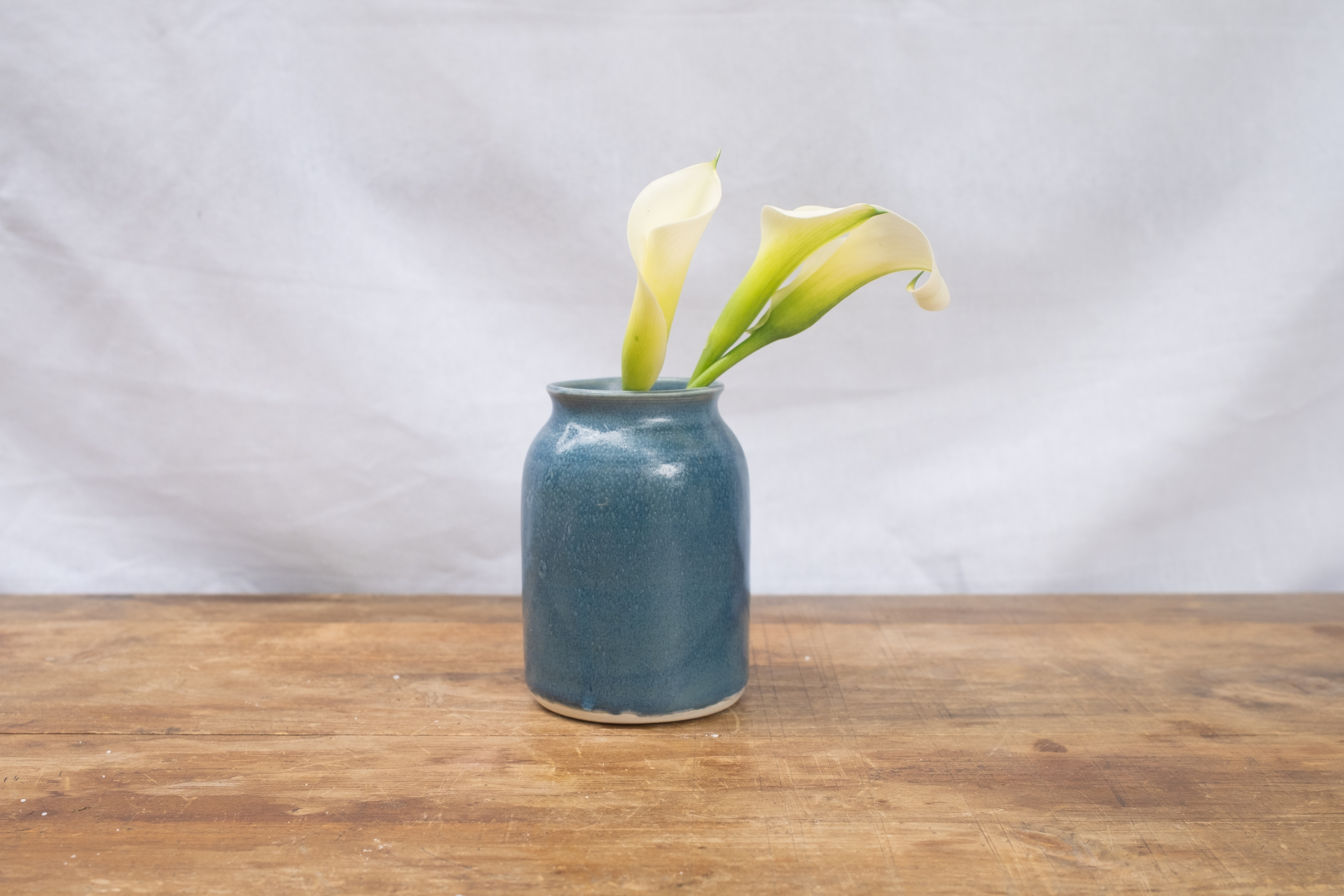 Cylindrical blue vase  2020