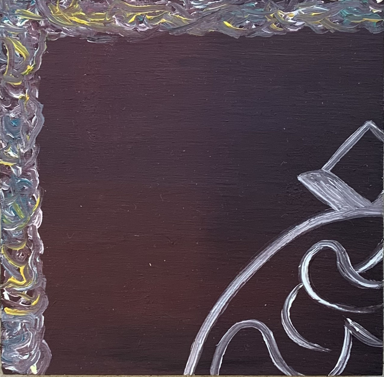 etzem; aleph, 10x10 cm