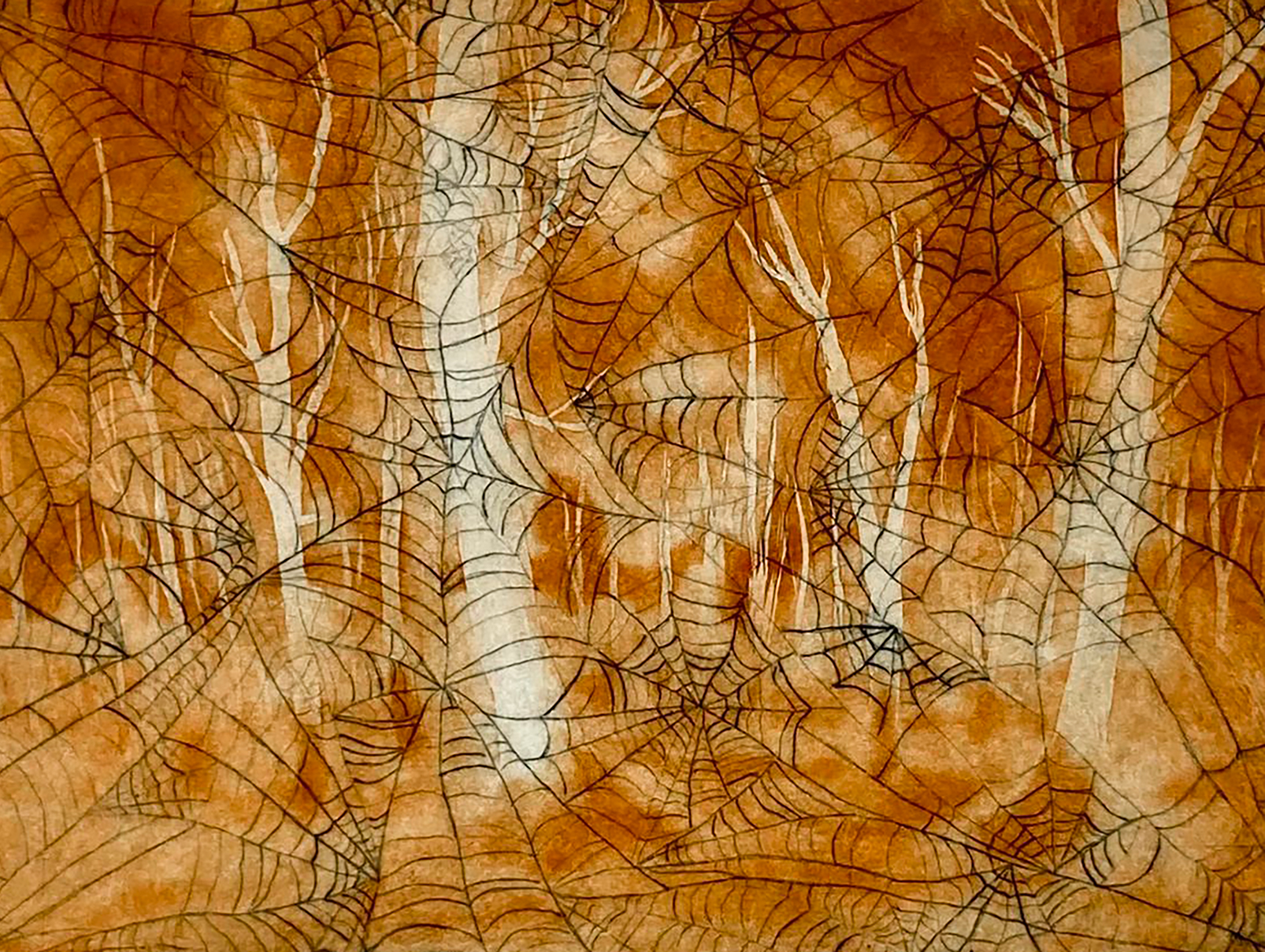 Untitled, 2022. Aquatint and drypoint etching, 10x15 cm