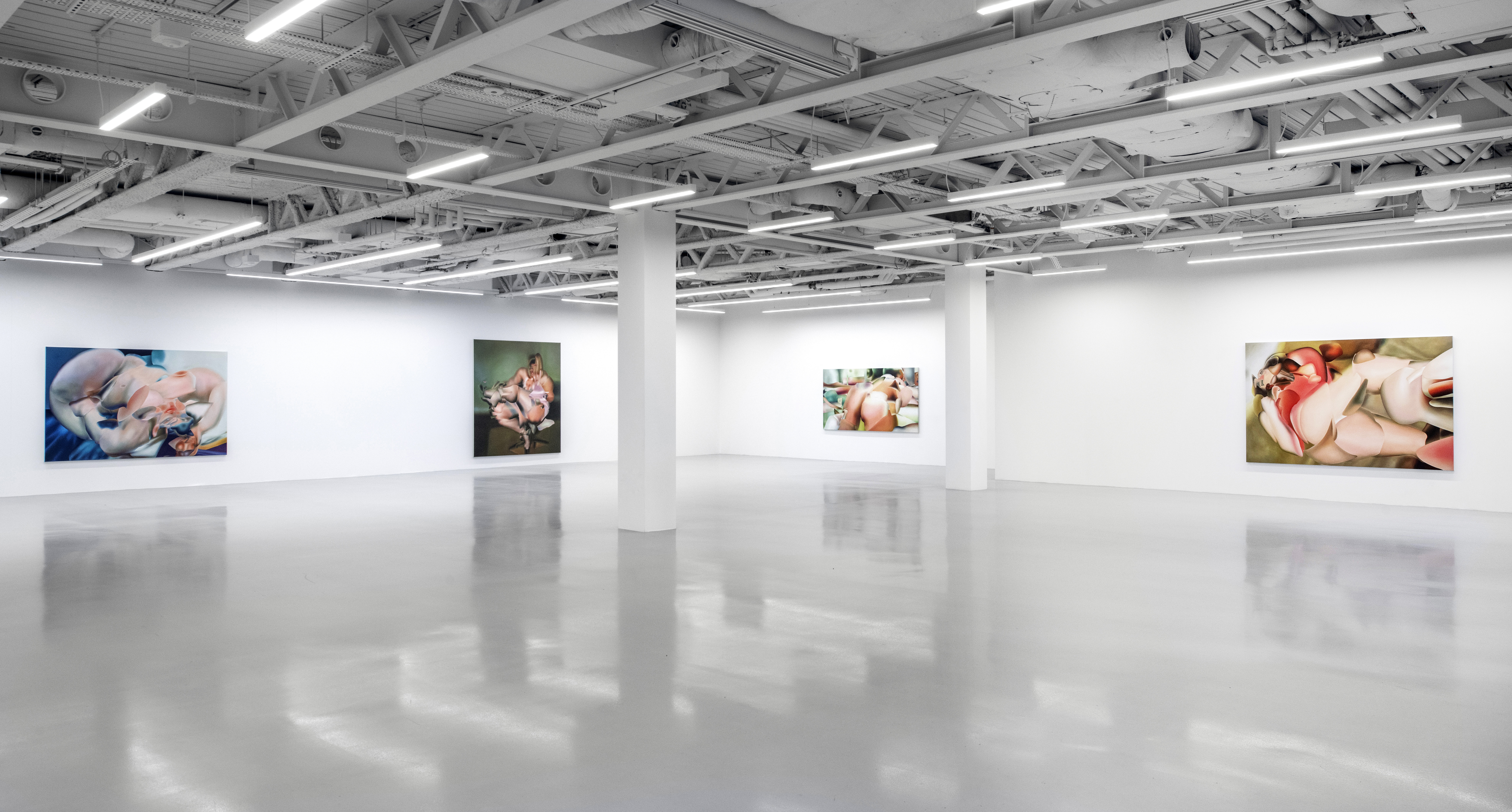 Equipoise, Pussyfooting, Shapeshift, Ode to Boccioni, 2024, Oil on canvas