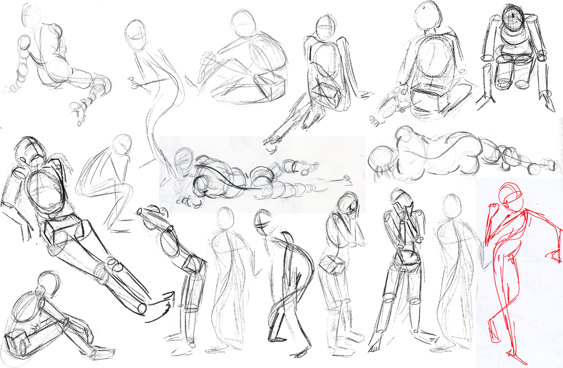 figure drawings 2020 digital