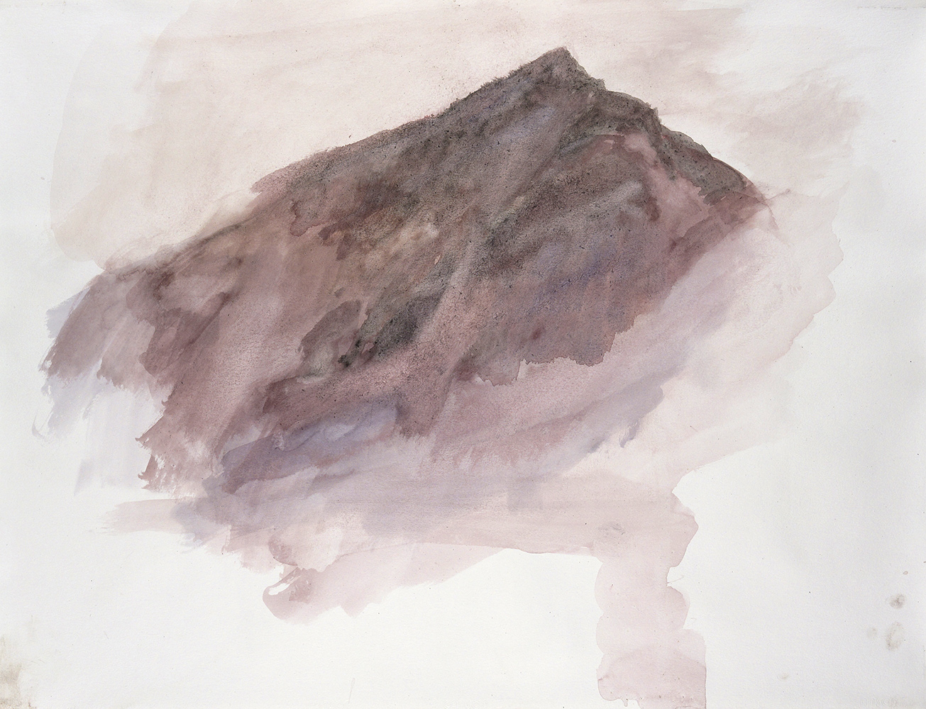 Pic de Beaudouis, soirwatercolour on paper50 x 65 cm, 2013