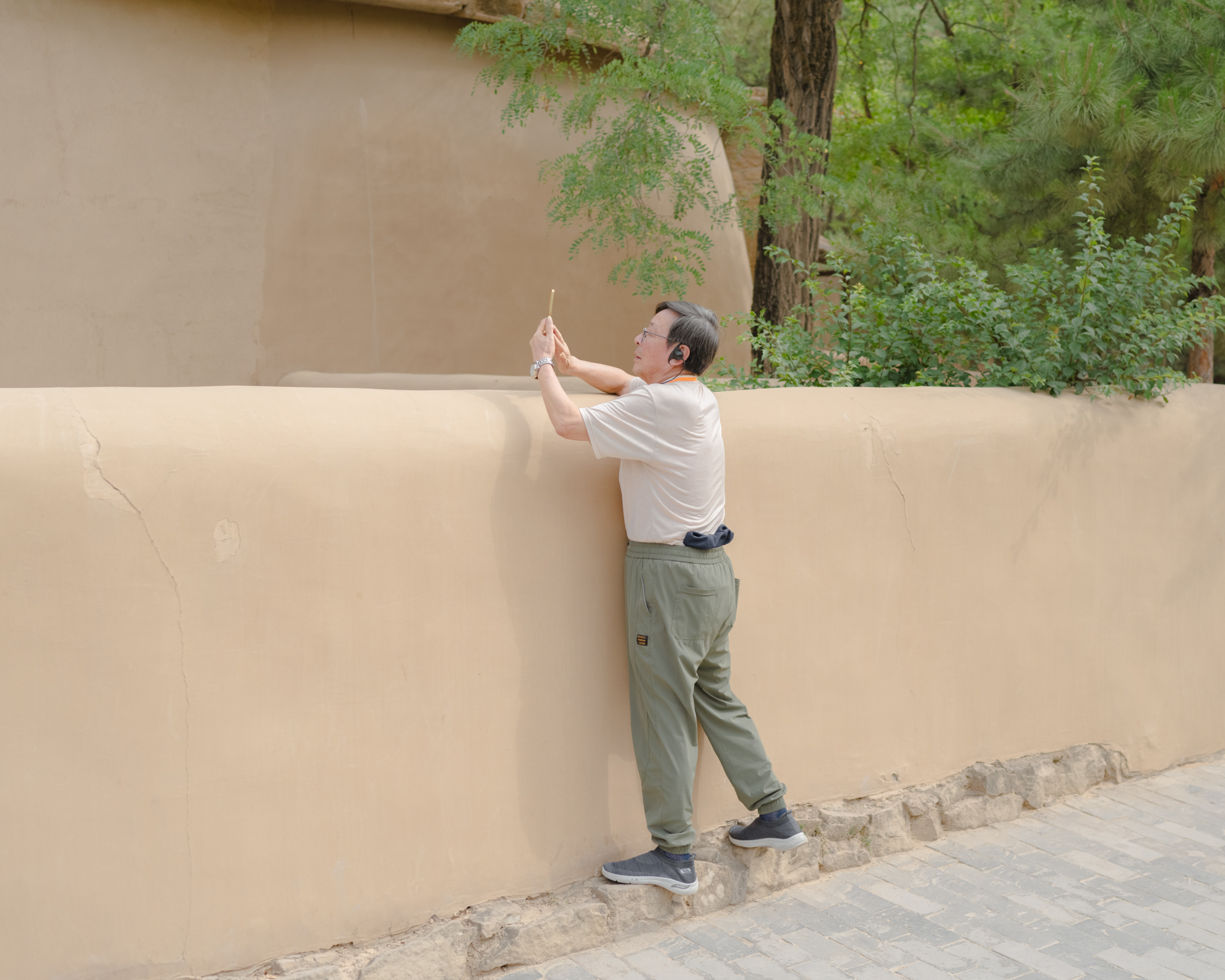 People in the Yangjialing revolutionary site
