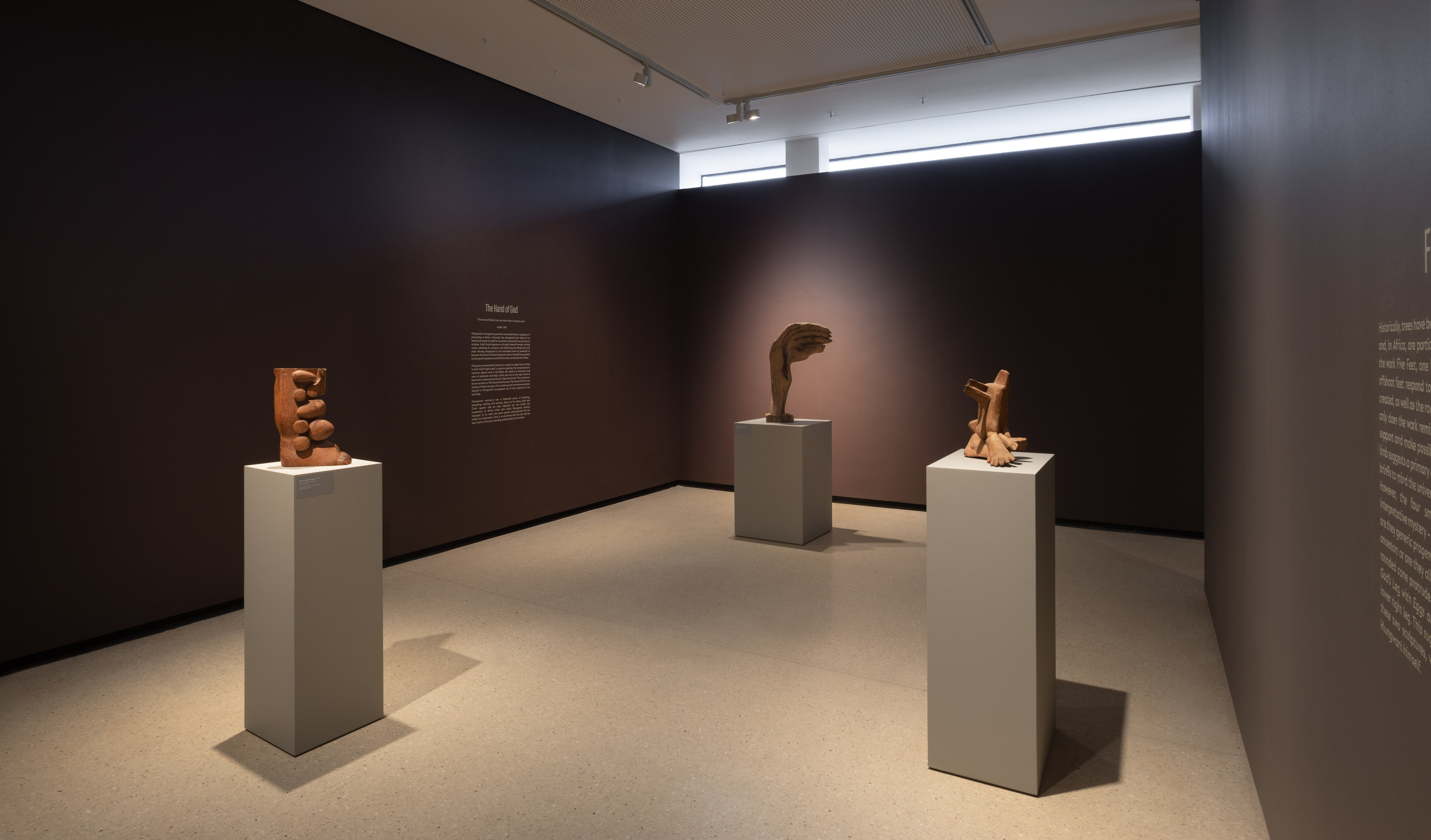 Installation view of Alt and Omega: Jackson Hlungwani.