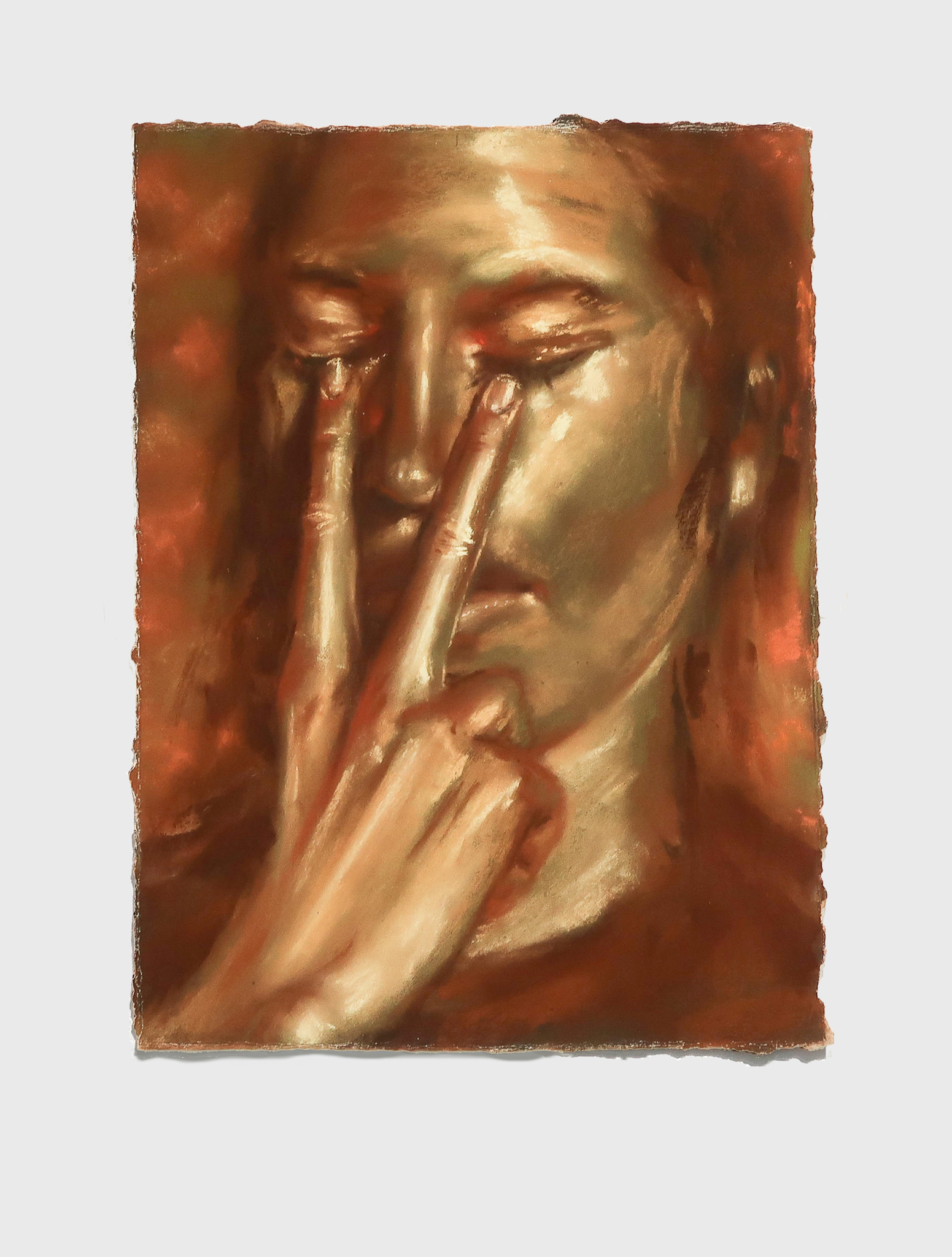 Sophie RuigrokYou may find yourself in a period of deep personal development and growthsoft pastels on sanded paper36 x 26 cm2022