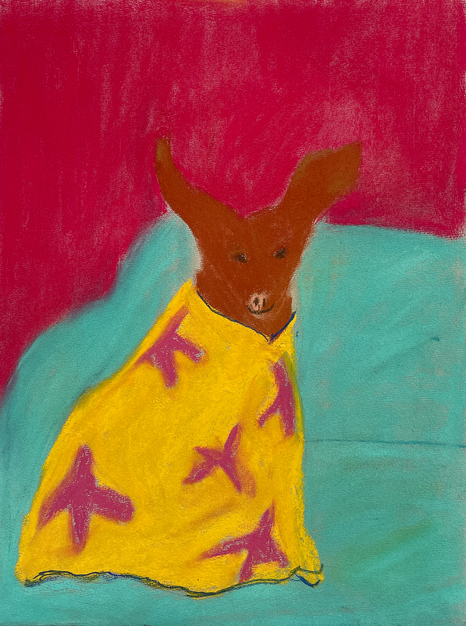 Malibu, Pastel on Paper, 30 x 40 cm, 2023