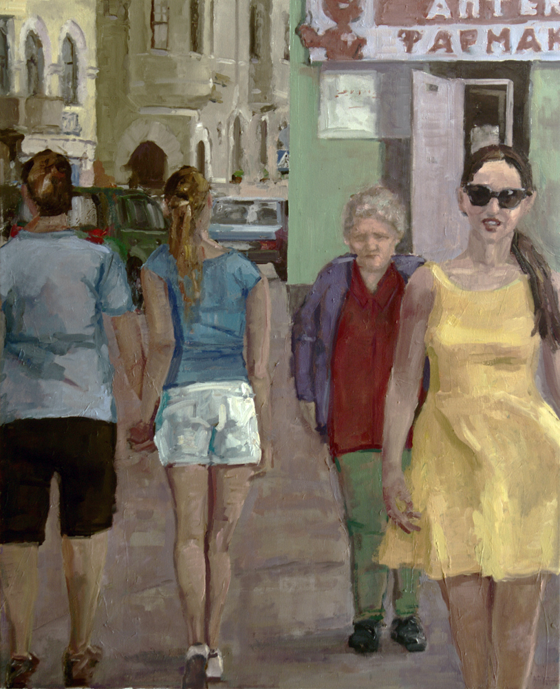 "Lallukan talo", oil, 90x110cm, 2017